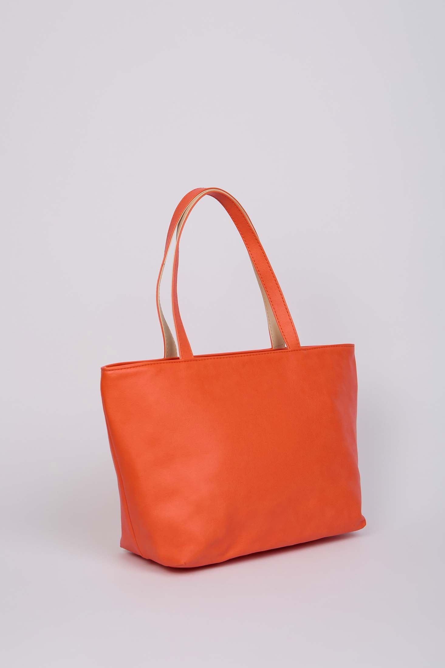 Women-Bag  Faux LeatherWoWomen With Adjustable Shoulder Strap 40*25*12 CM Orange