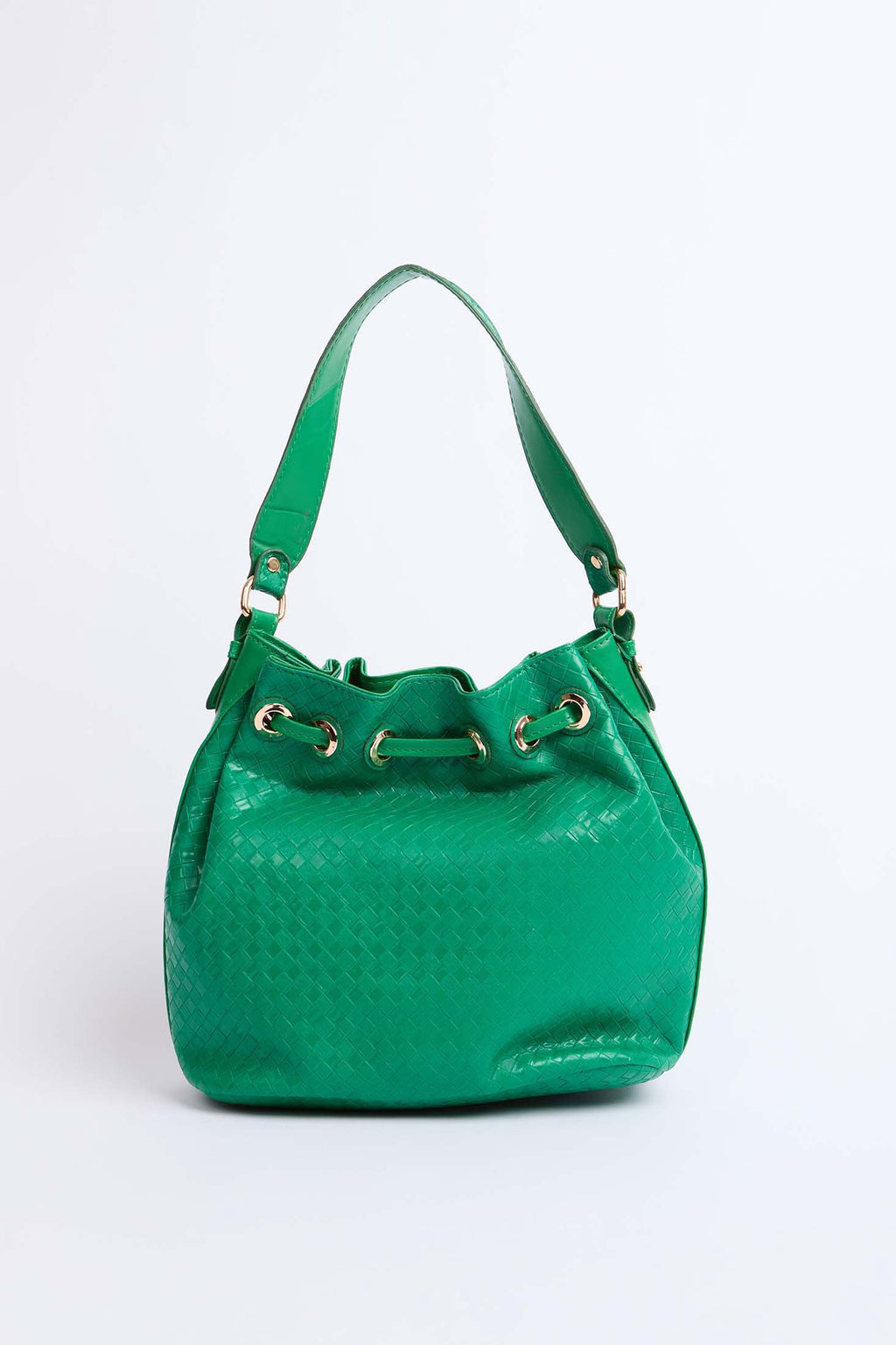 Women Elegant Faux Leather Bag Green