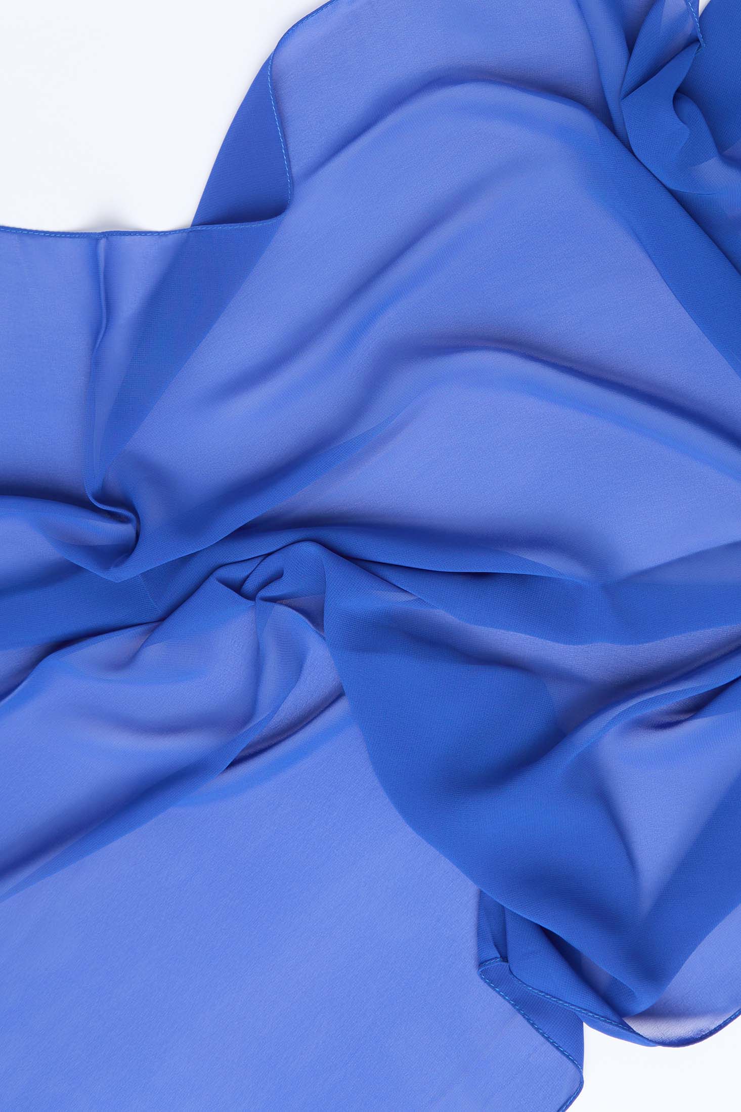 Women Scarf Printed Viscose Navy