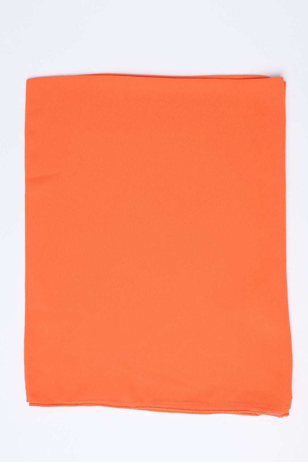 Women Scarf Printed Viscose Orange