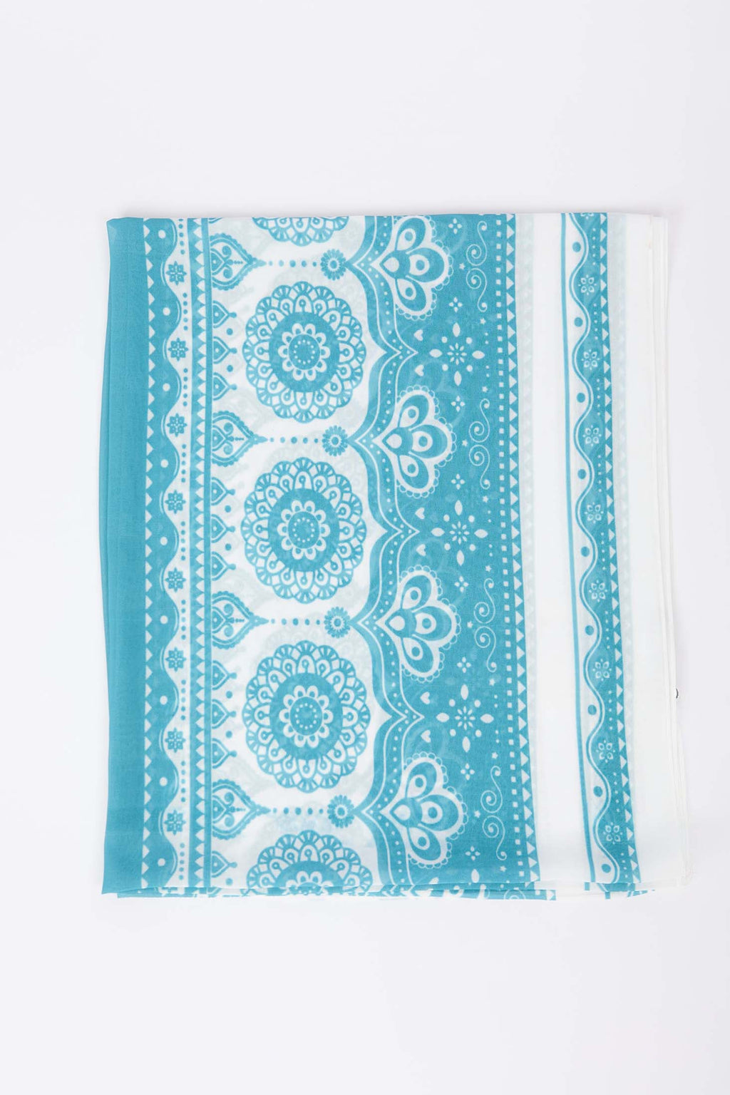 Women-Scarf  Printed Viscose RectangleWomen 100*180 CM Green