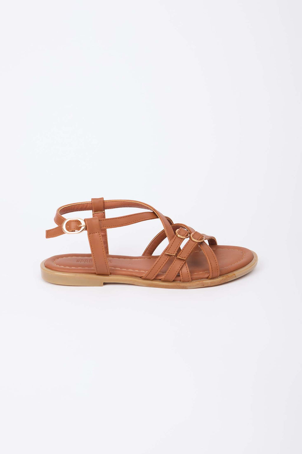 Women Shoes  Faux Leather Sandals Brown