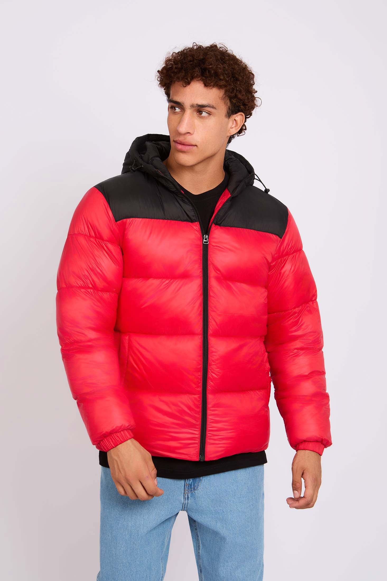 Men Jacket  Puffer Red