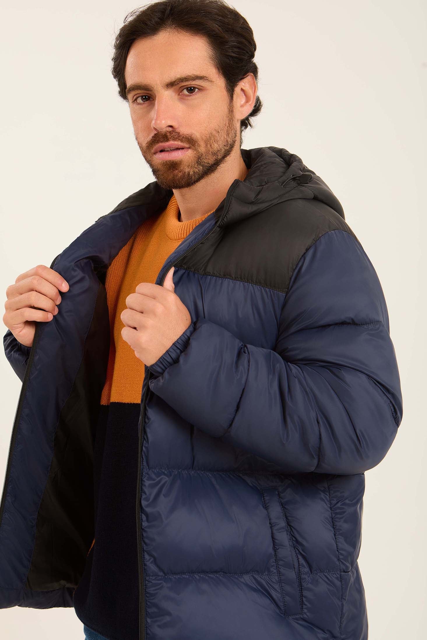Men Jacket  Puffer Blue