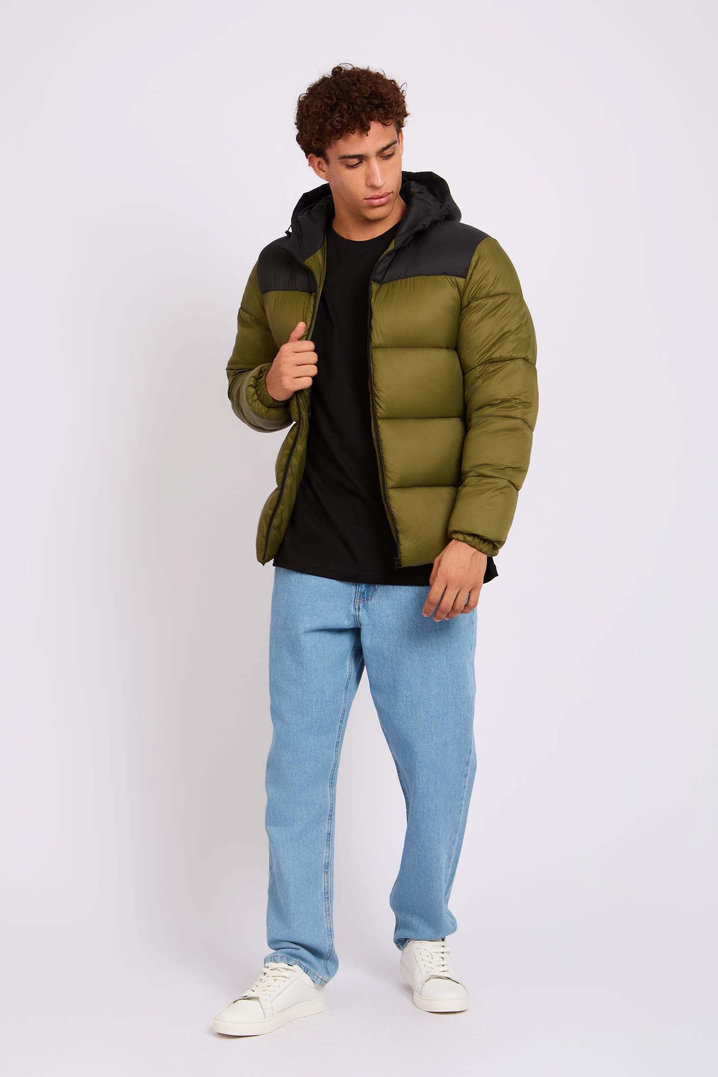 Men Jacket  Puffer Green