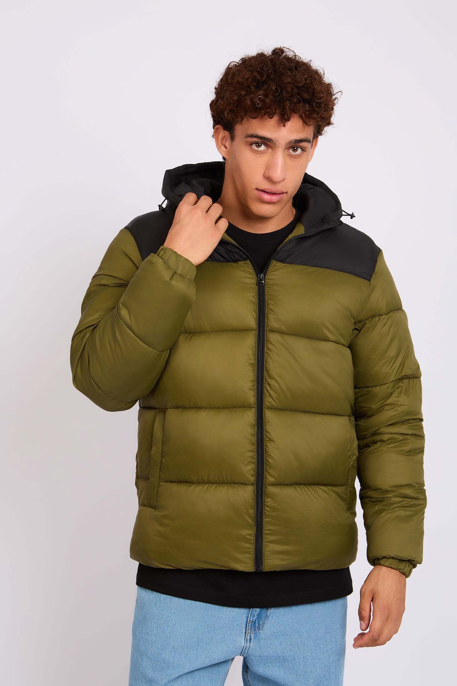 Men Jacket  Puffer Green