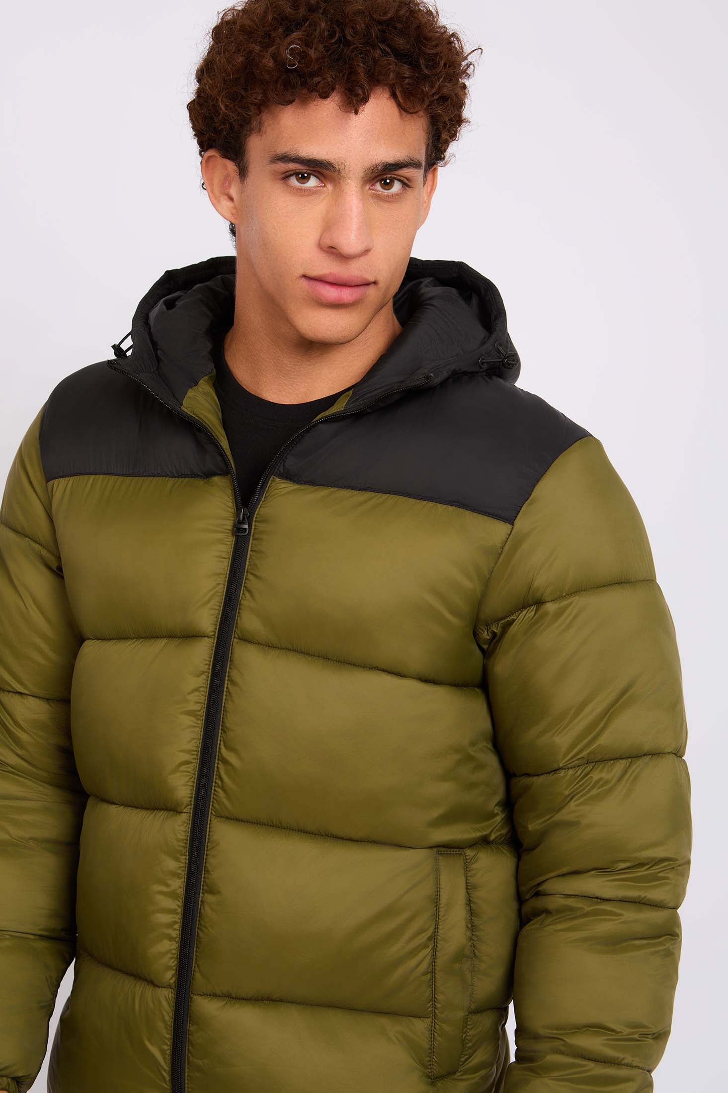 Men Jacket  Puffer Green