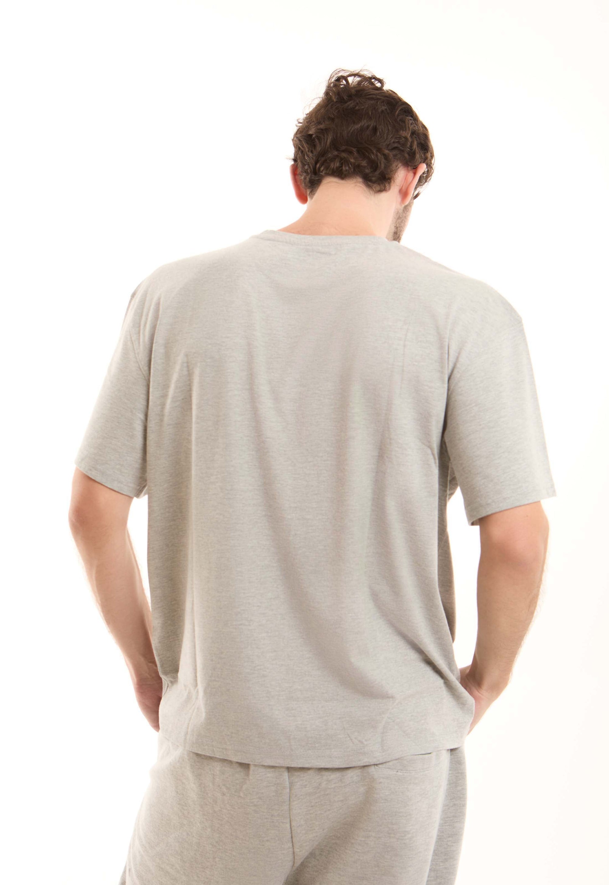 Unisex Elbow-Sleeves Solid Basic Tee