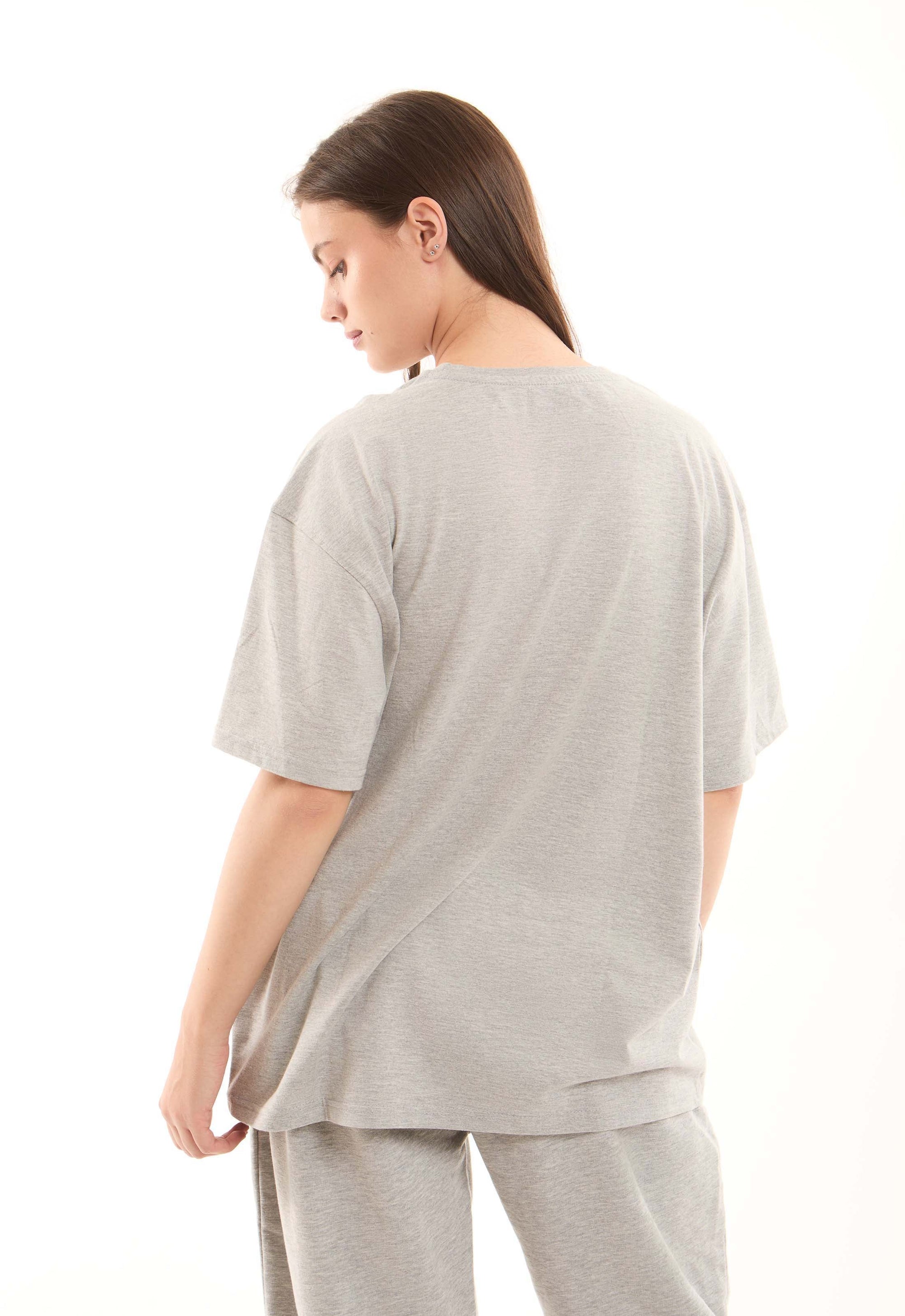 Unisex Elbow-Sleeves Solid Basic Tee