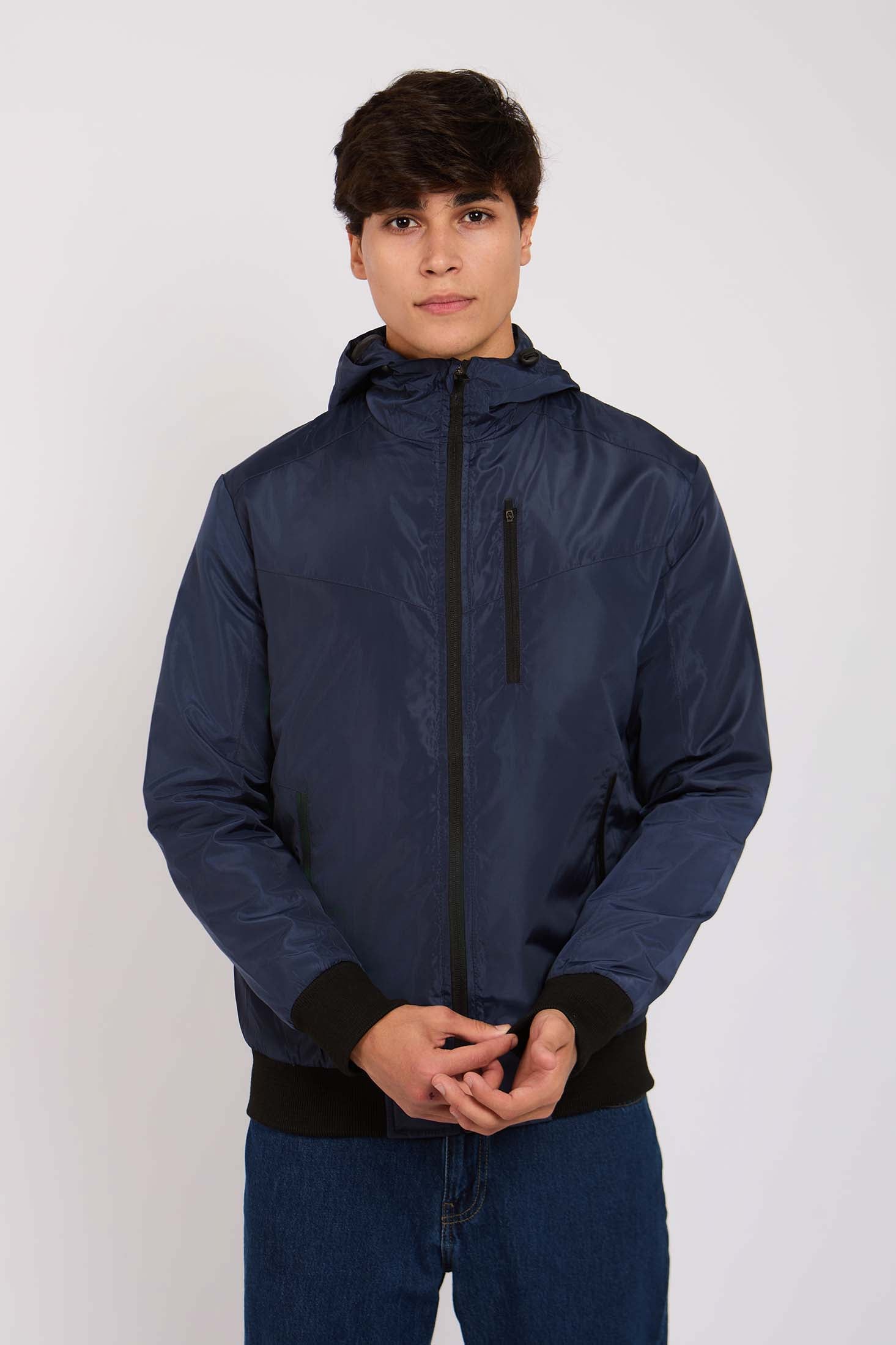 Men Rain Jacket Navy