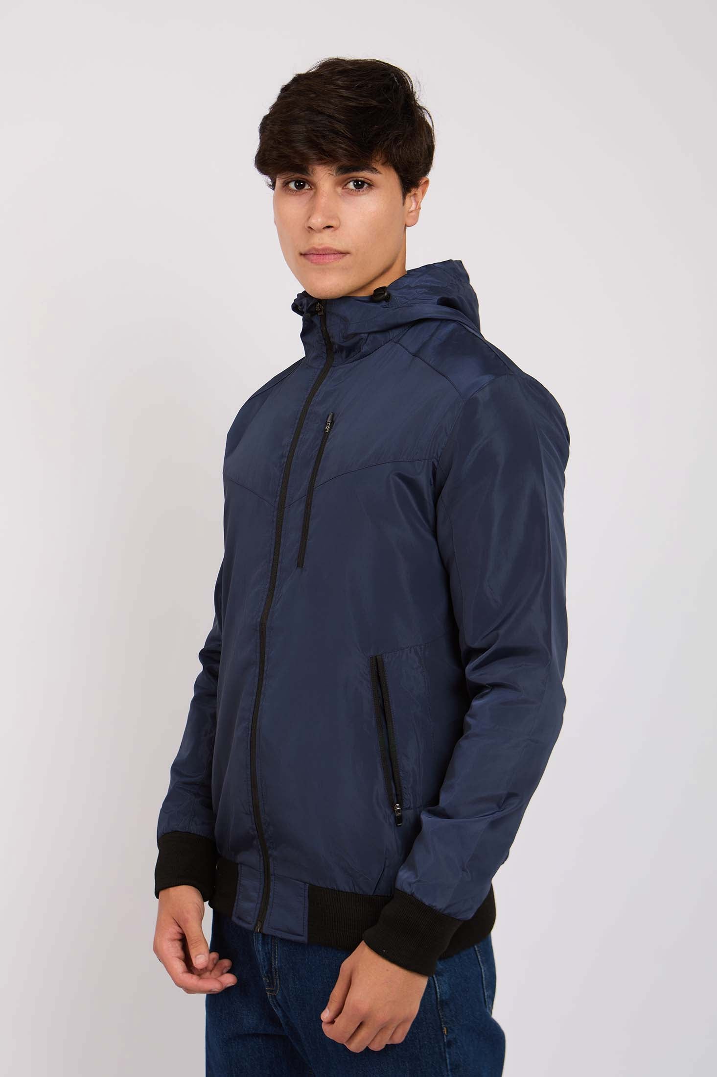 Men Rain Jacket Navy