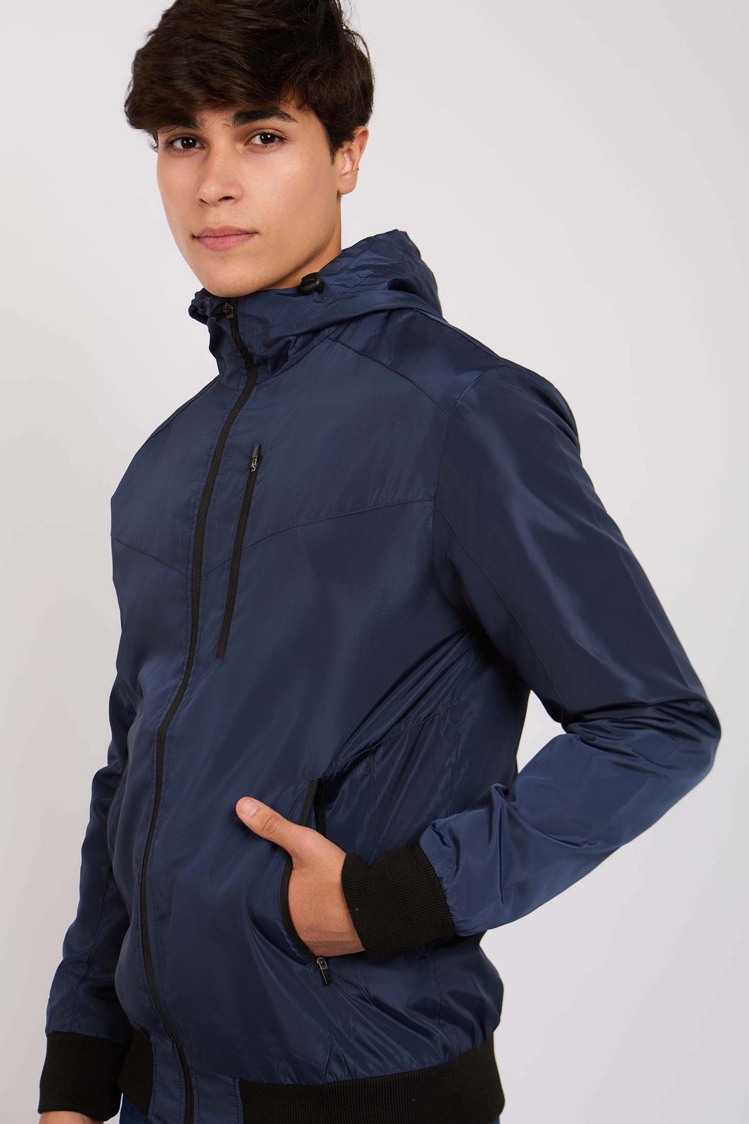 Men Rain Jacket Navy