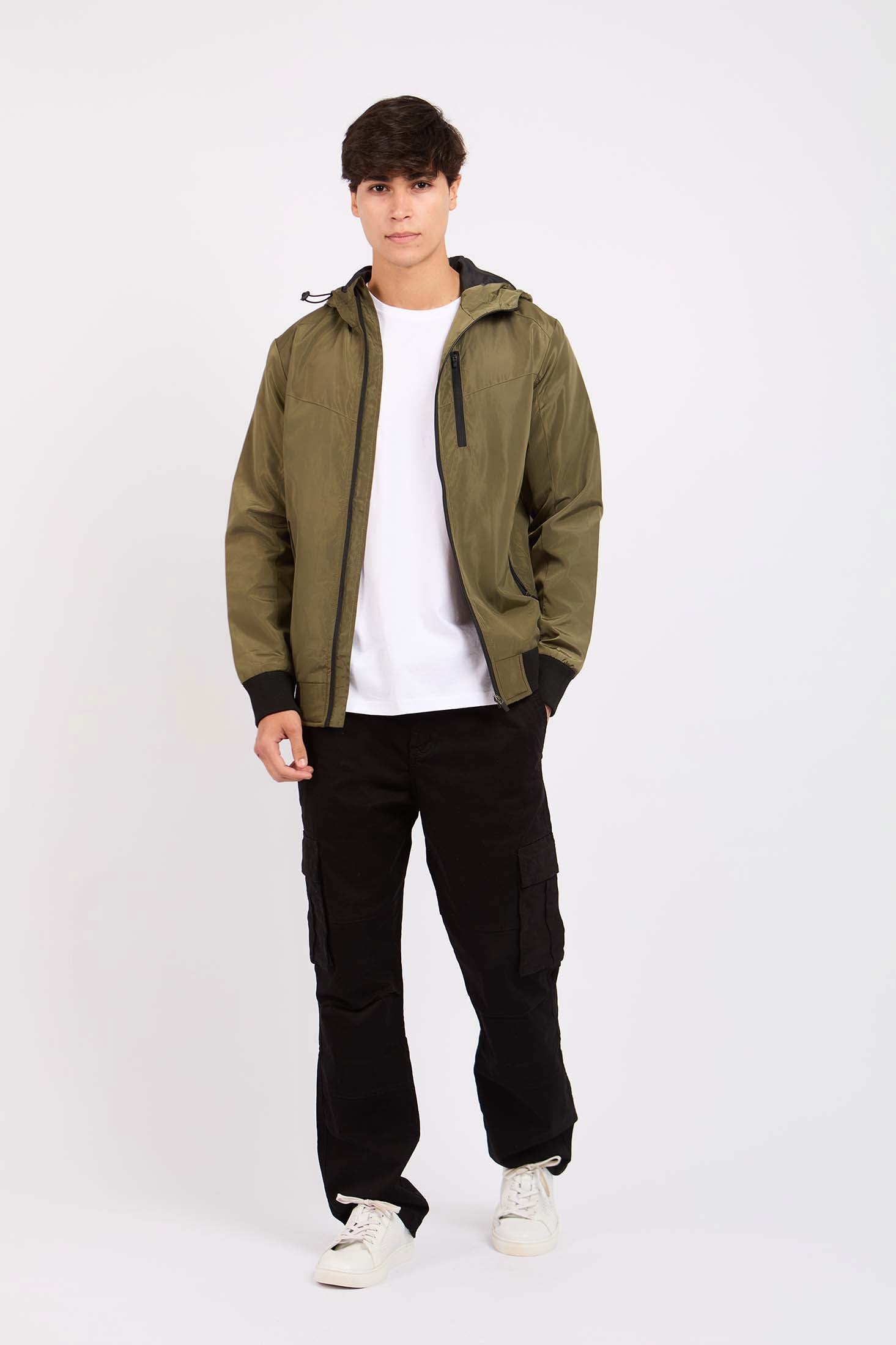 Men Rain Jacket Green