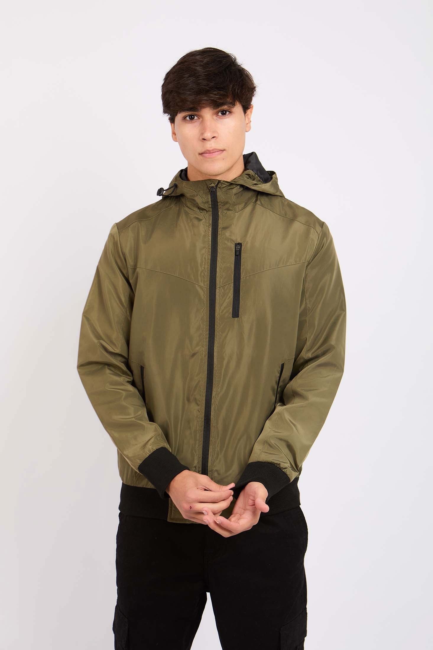 Men Rain Jacket Green