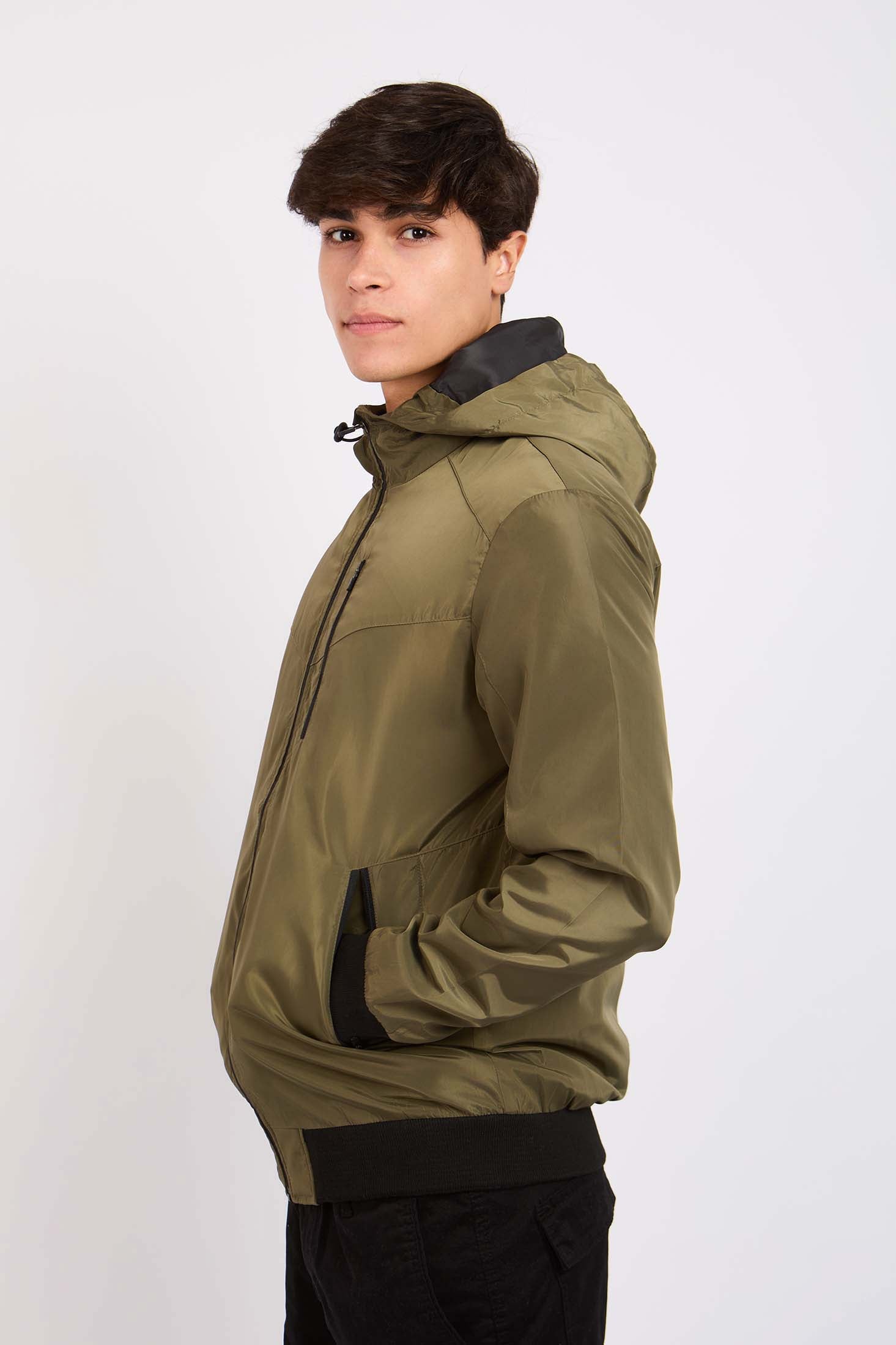 Men Rain Jacket Green