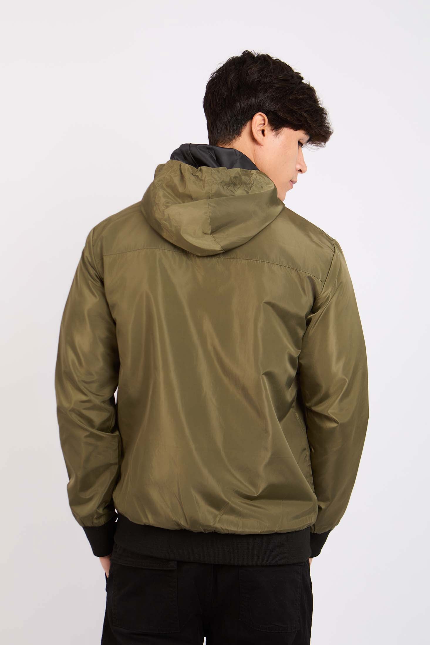 Men Rain Jacket Green