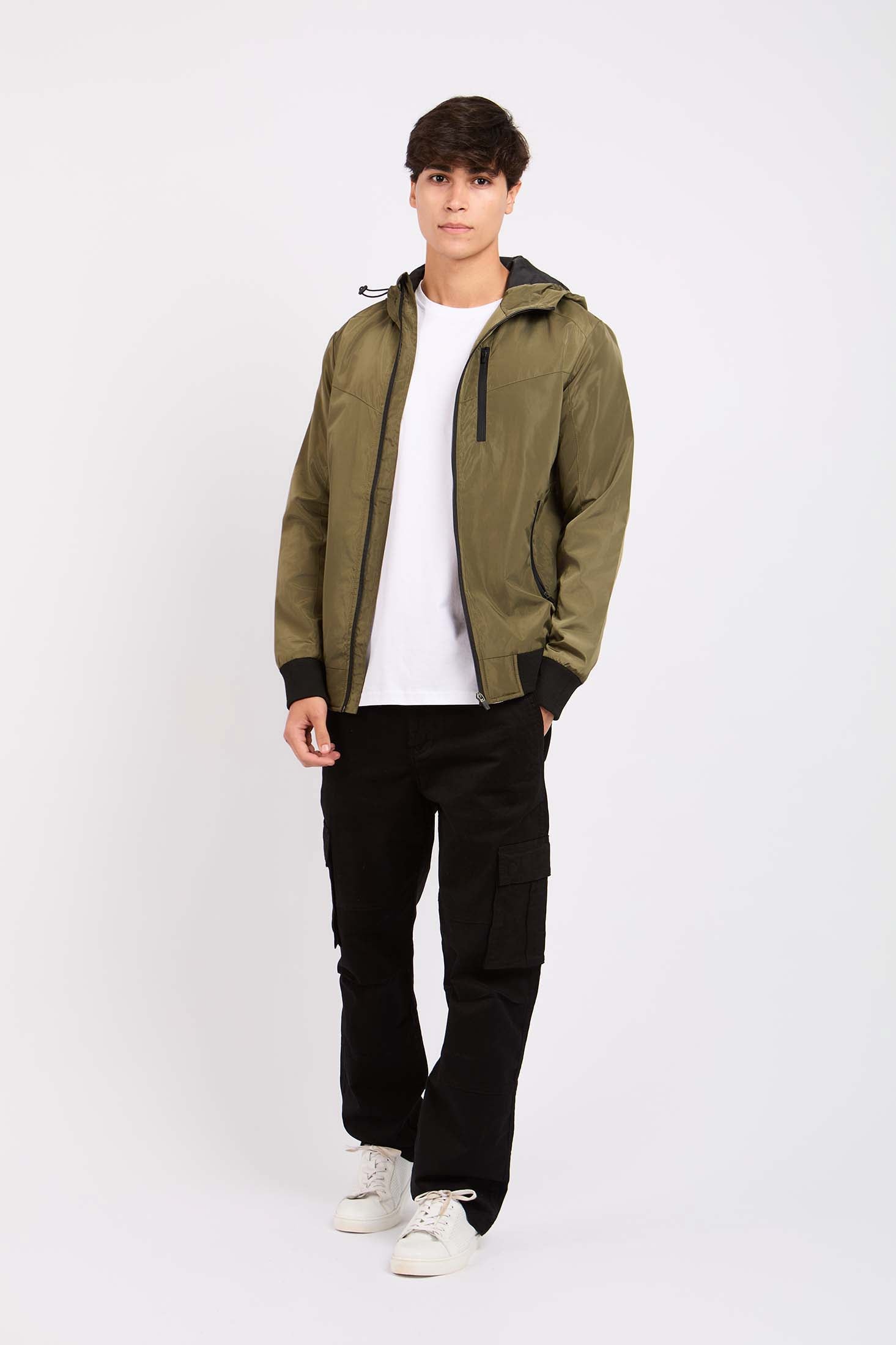 Men Rain Jacket Green