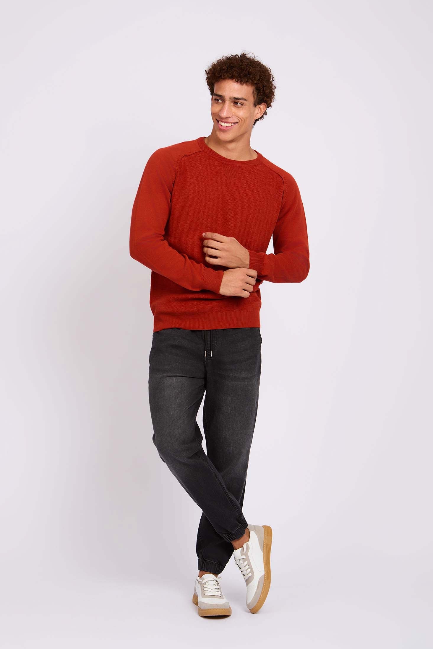 Men Relaxed Jogger Denim Pant Dark Grey Wash