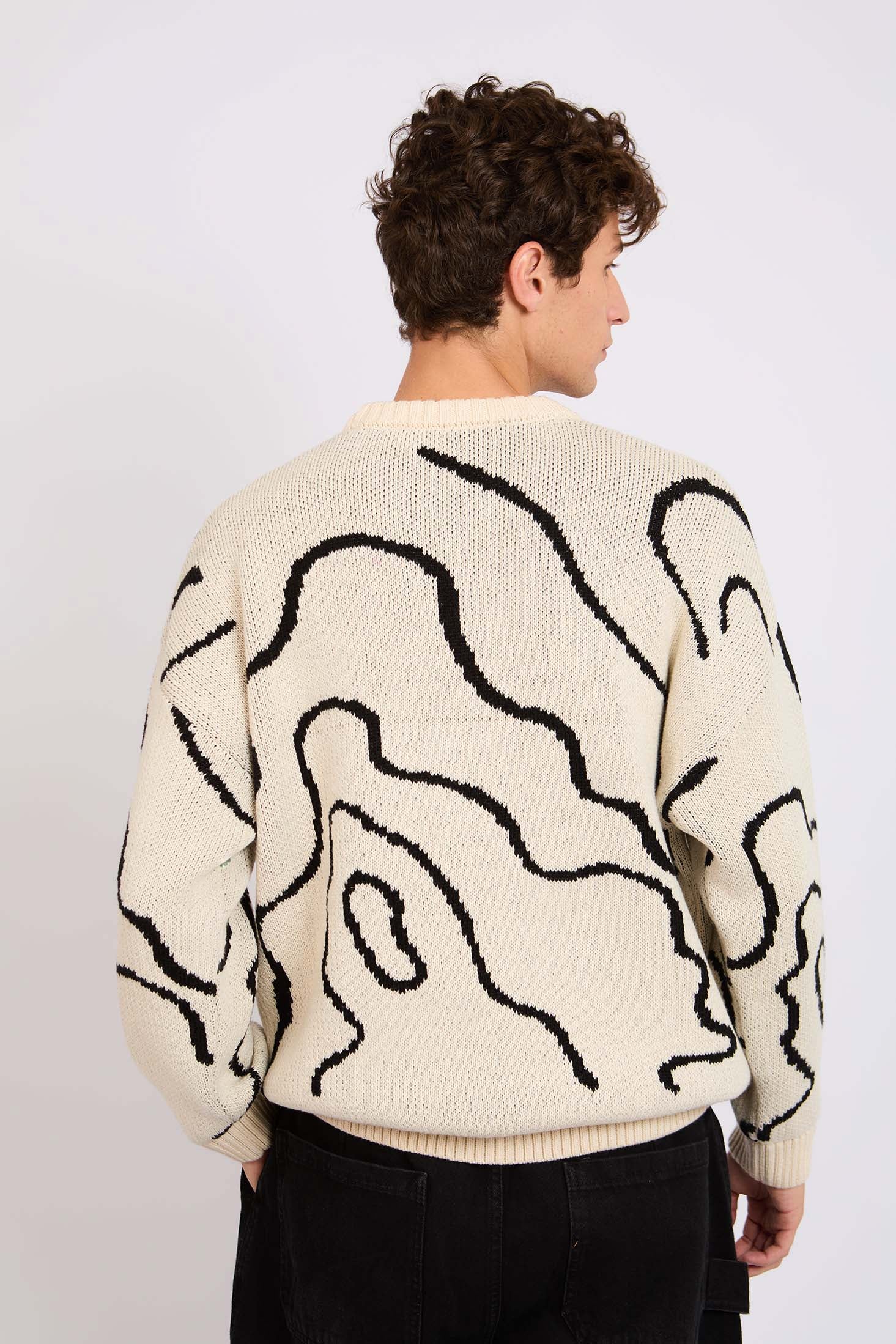 Men Regular Pullover White