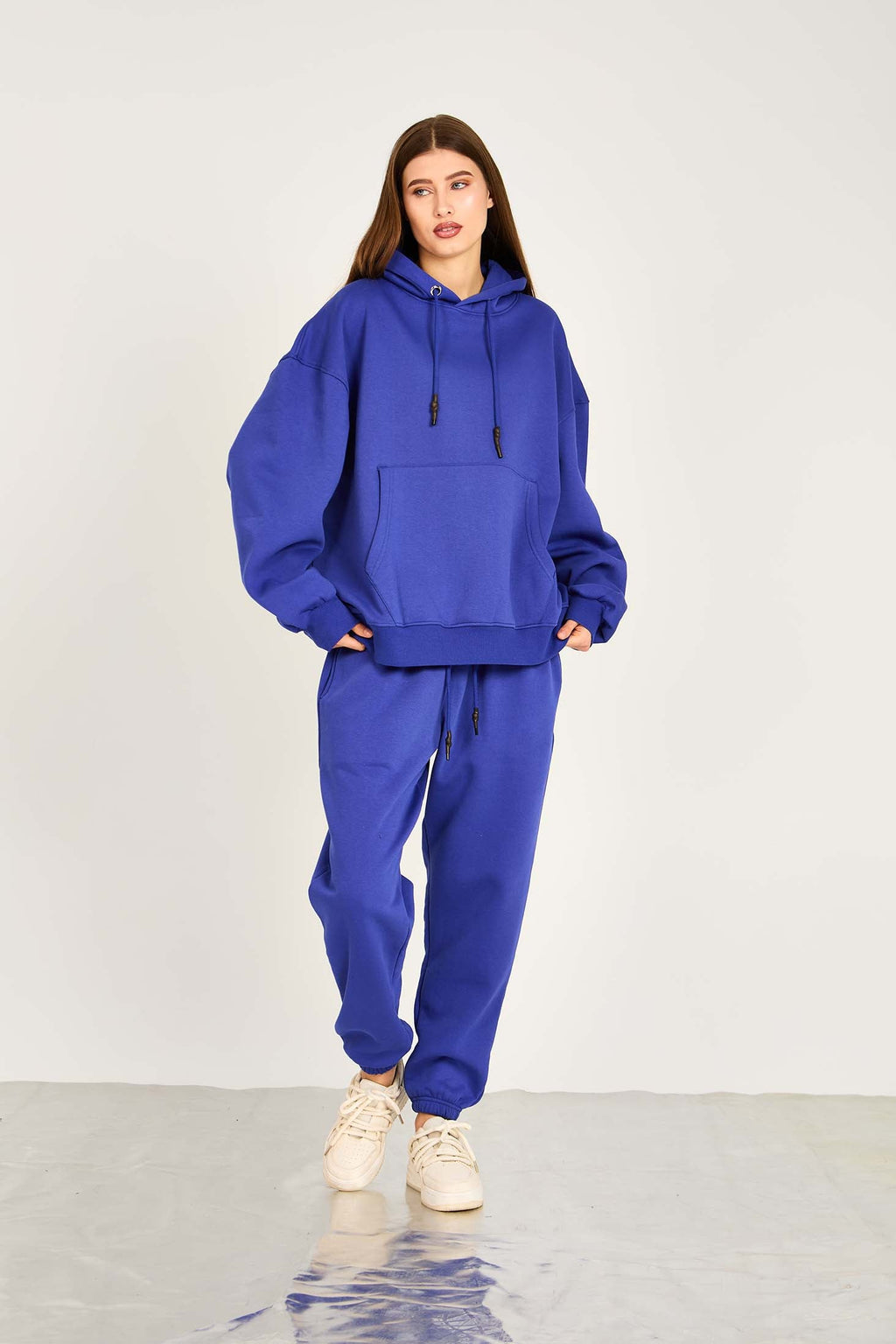 Unisex Sweat Shirt  Loose Fit Blue