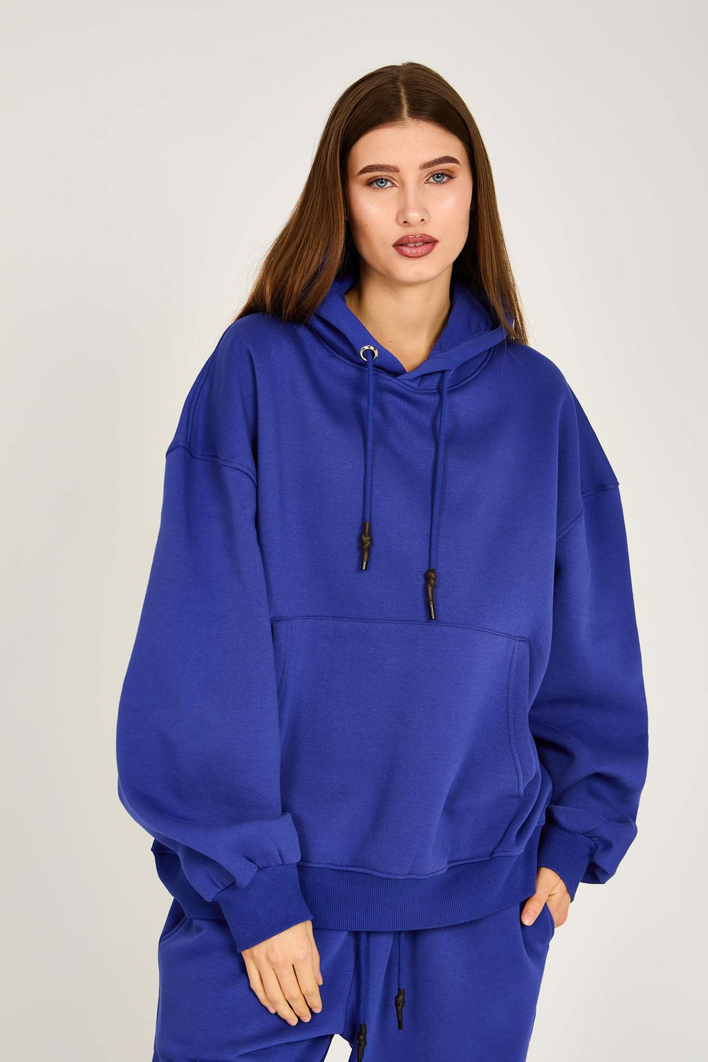 Unisex Sweat Shirt  Loose Fit Blue