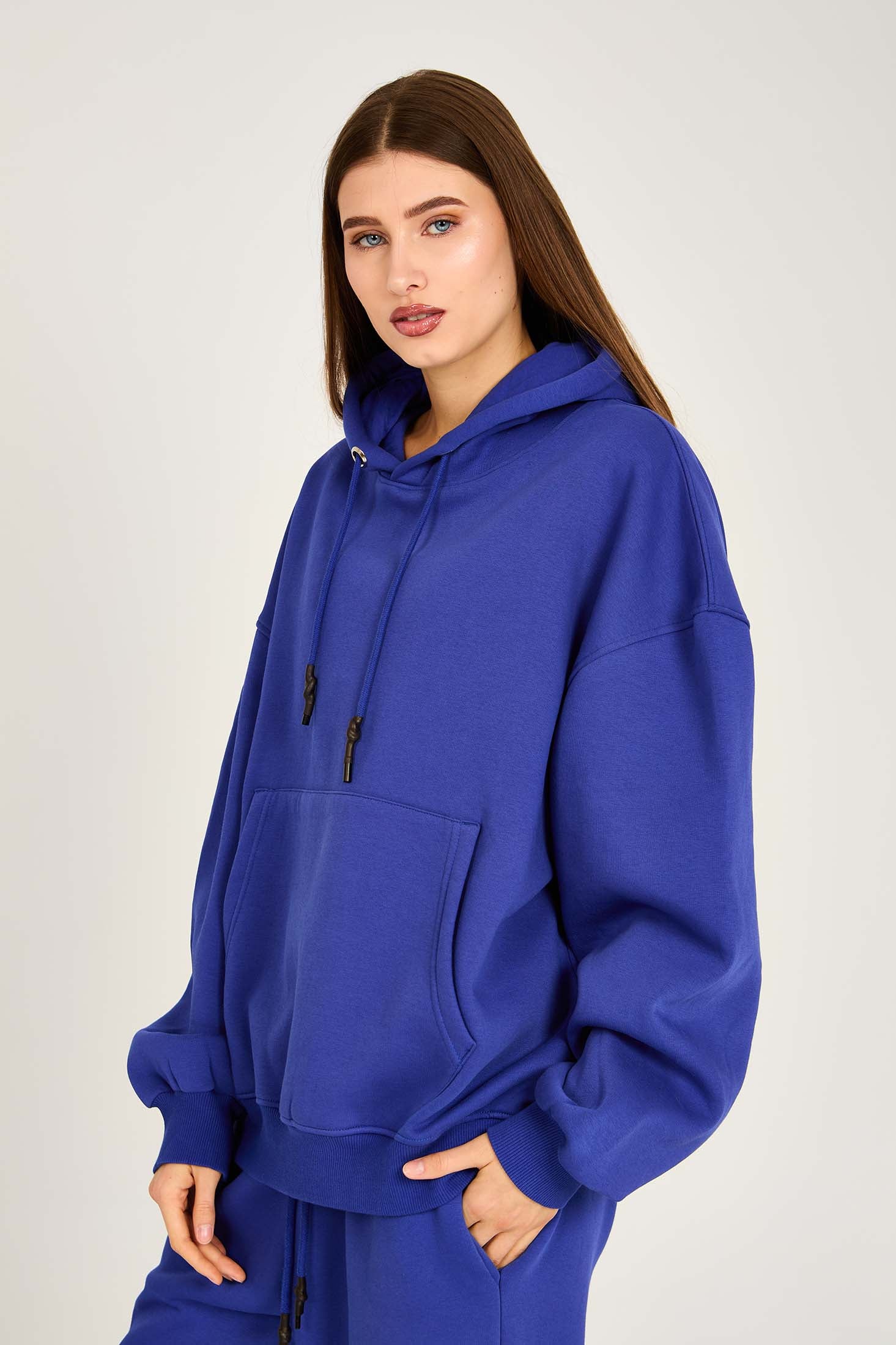 Unisex Sweat Shirt  Loose Fit Blue