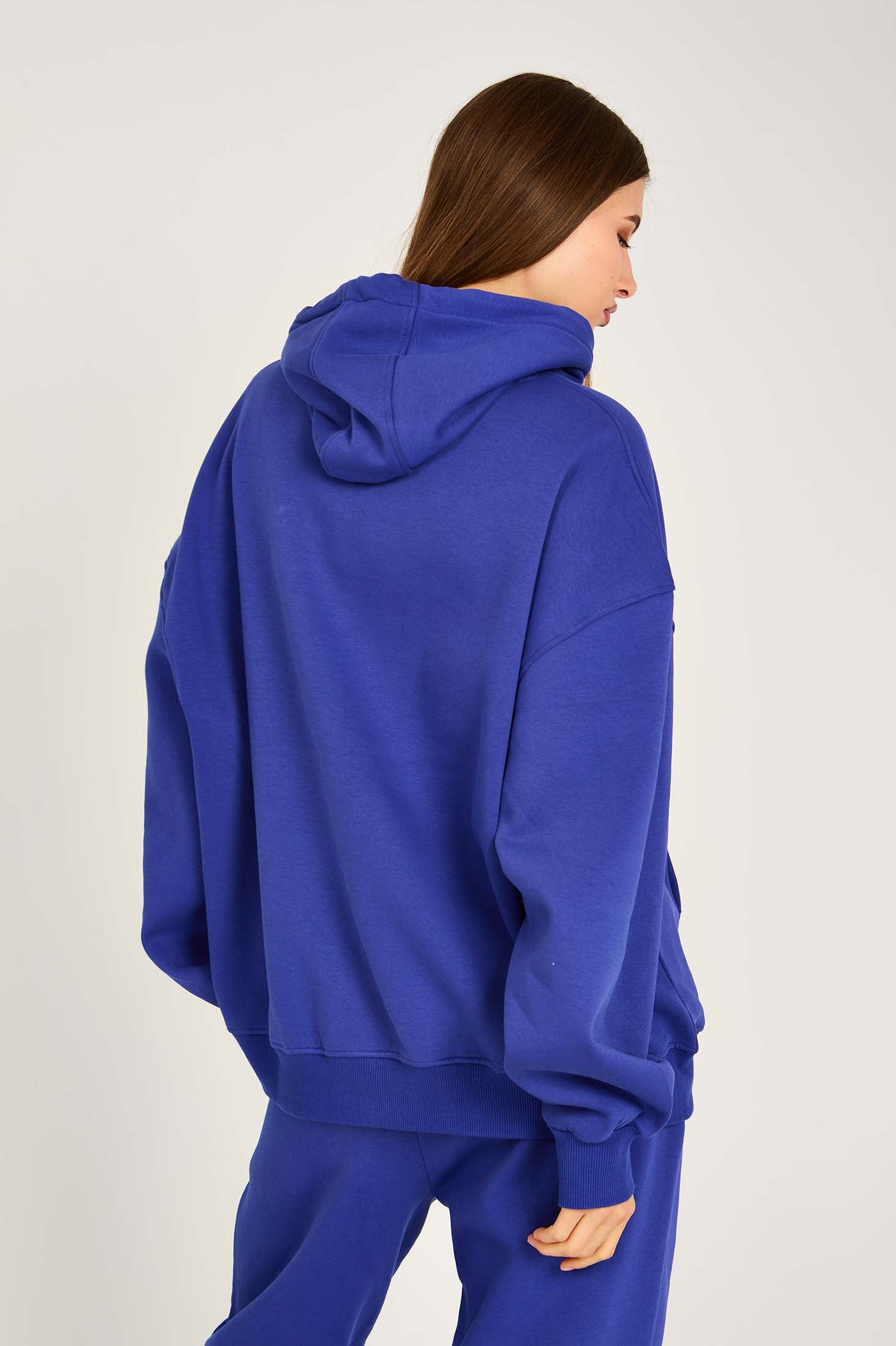 Unisex Sweat Shirt  Loose Fit Blue