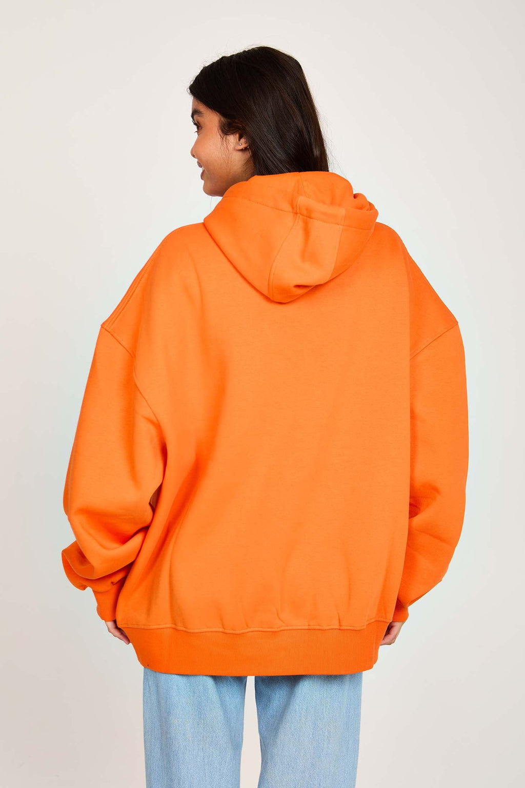 Unisex Sweat Shirt  Loose Fit Orange