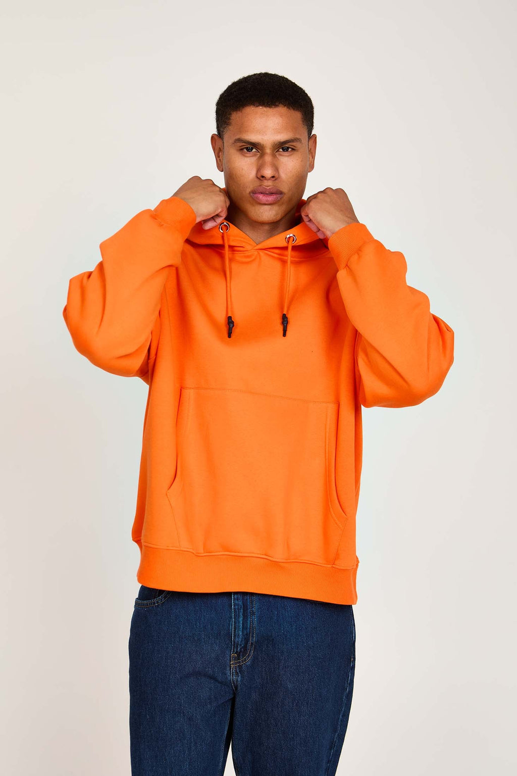 Unisex Sweat Shirt  Loose Fit Orange