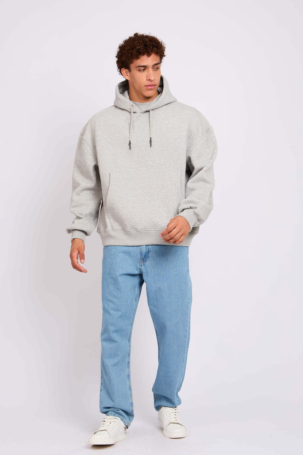 Unisex Sweat Shirt  Loose Fit Grey