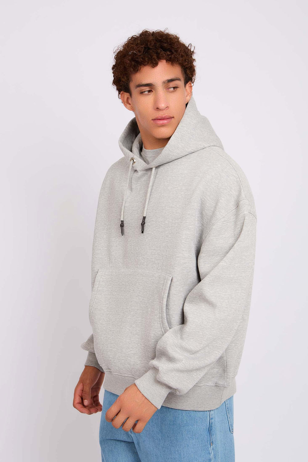 Unisex Sweat Shirt  Loose Fit Grey