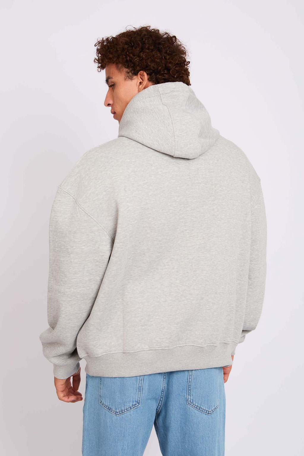 Unisex Sweat Shirt  Loose Fit Grey