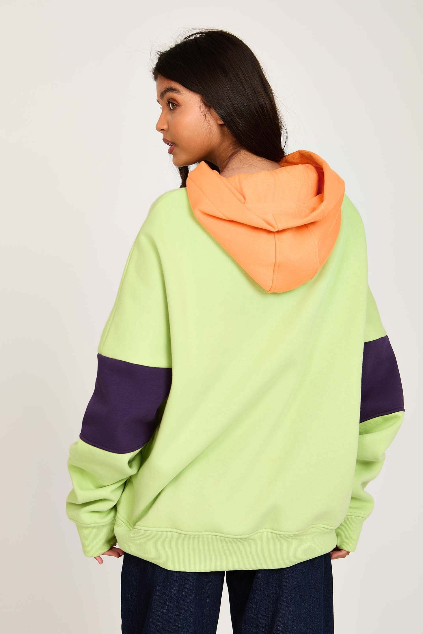 Unisex Sweat Shirt  Oversize Hoodie Green