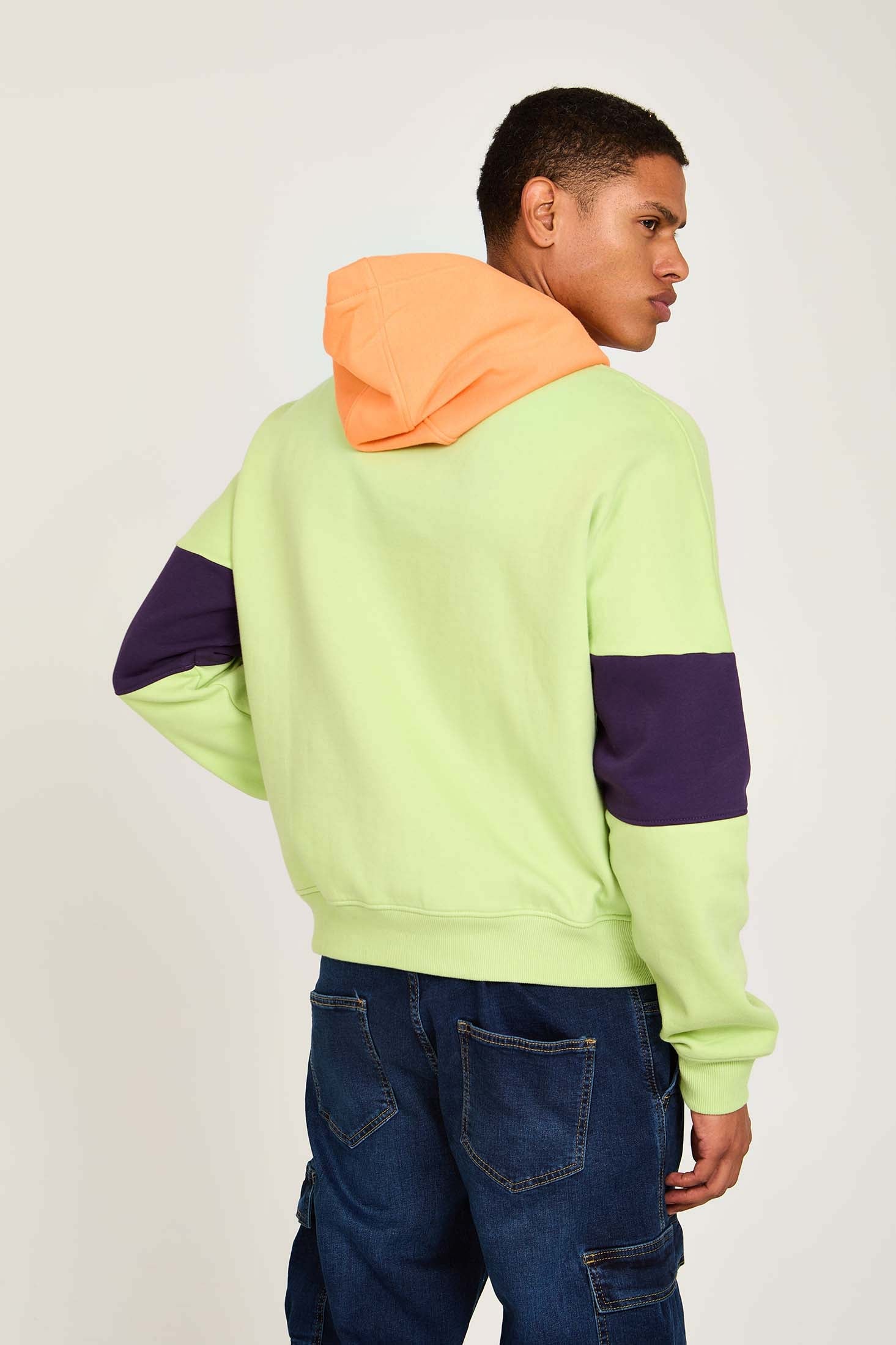 Unisex Sweat Shirt  Oversize Hoodie Green