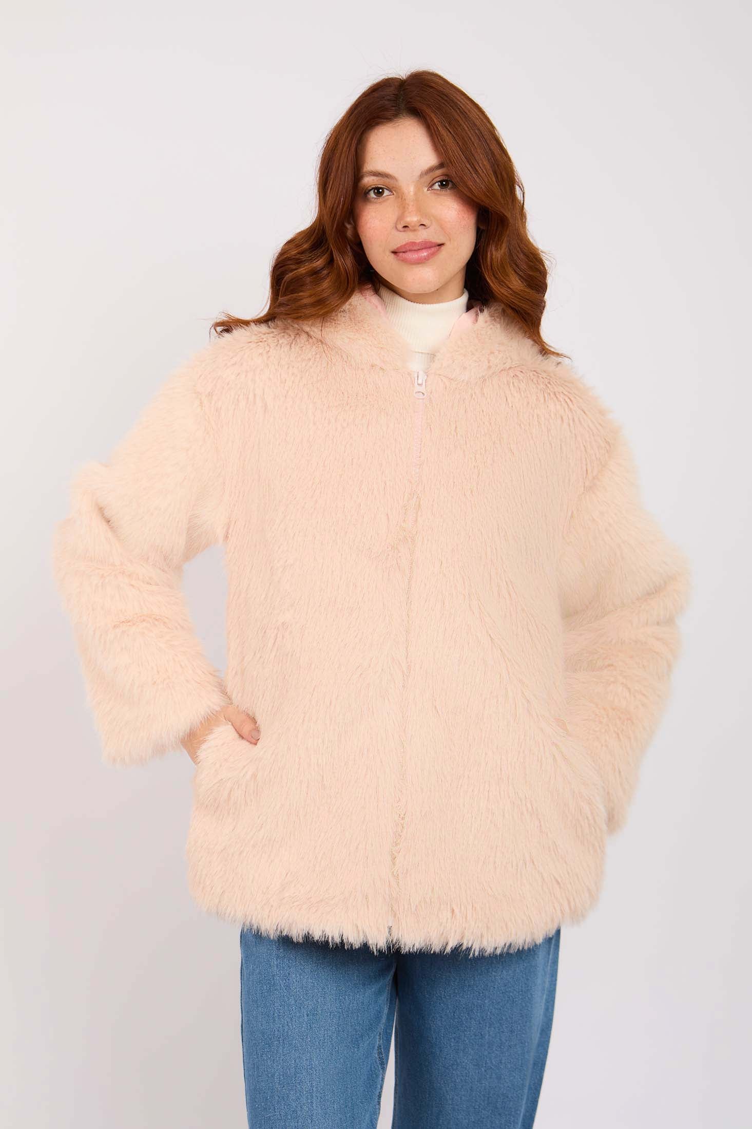 Women Sharpe Reversible Jacket Pink