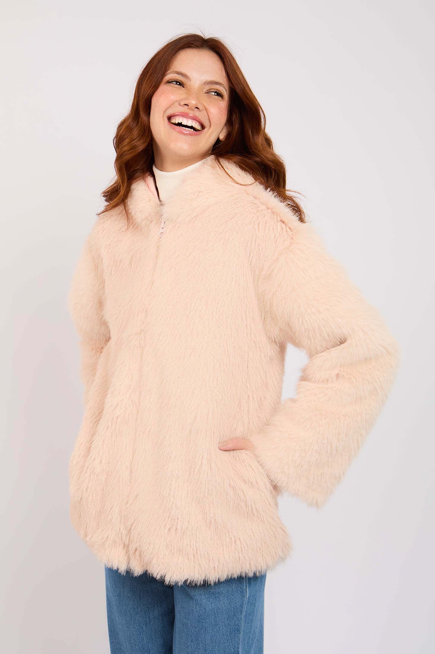 Women Sharpe Reversible Jacket Pink