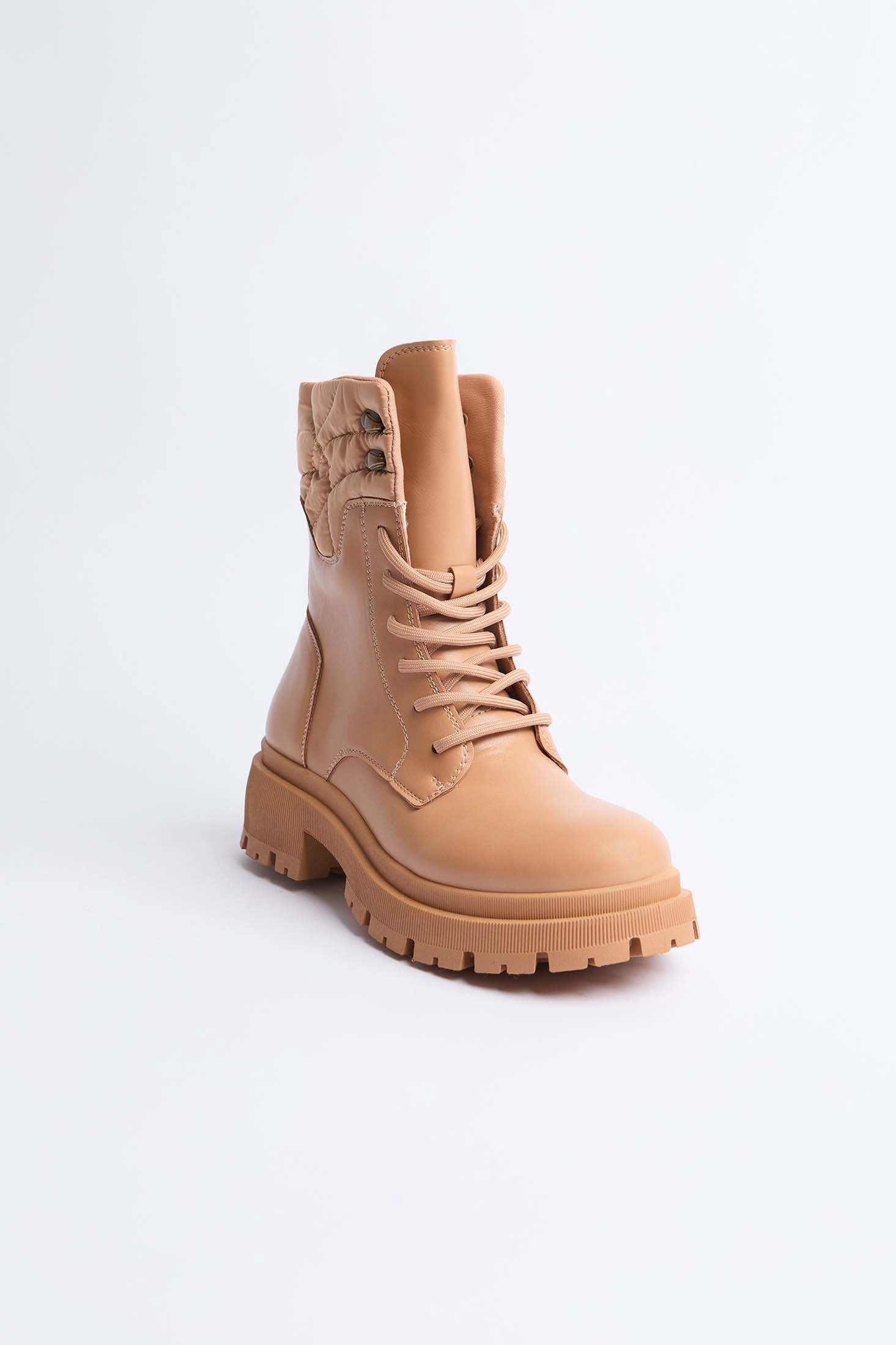 Women  Shoes Half Boot Brown