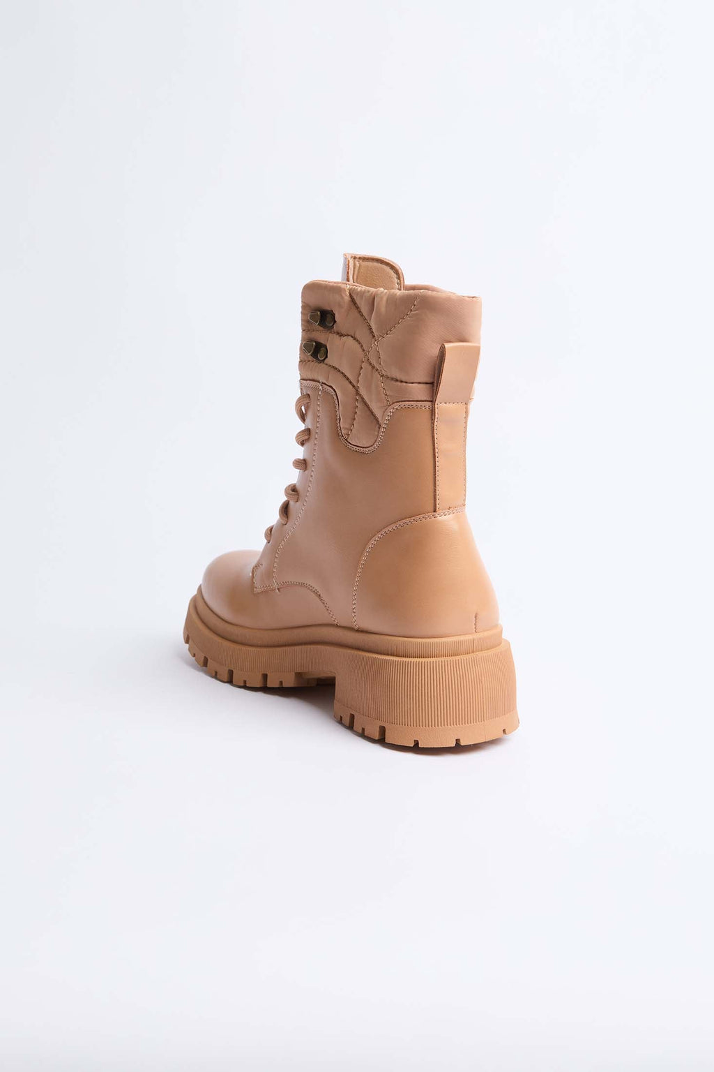 Women  Shoes Half Boot Brown