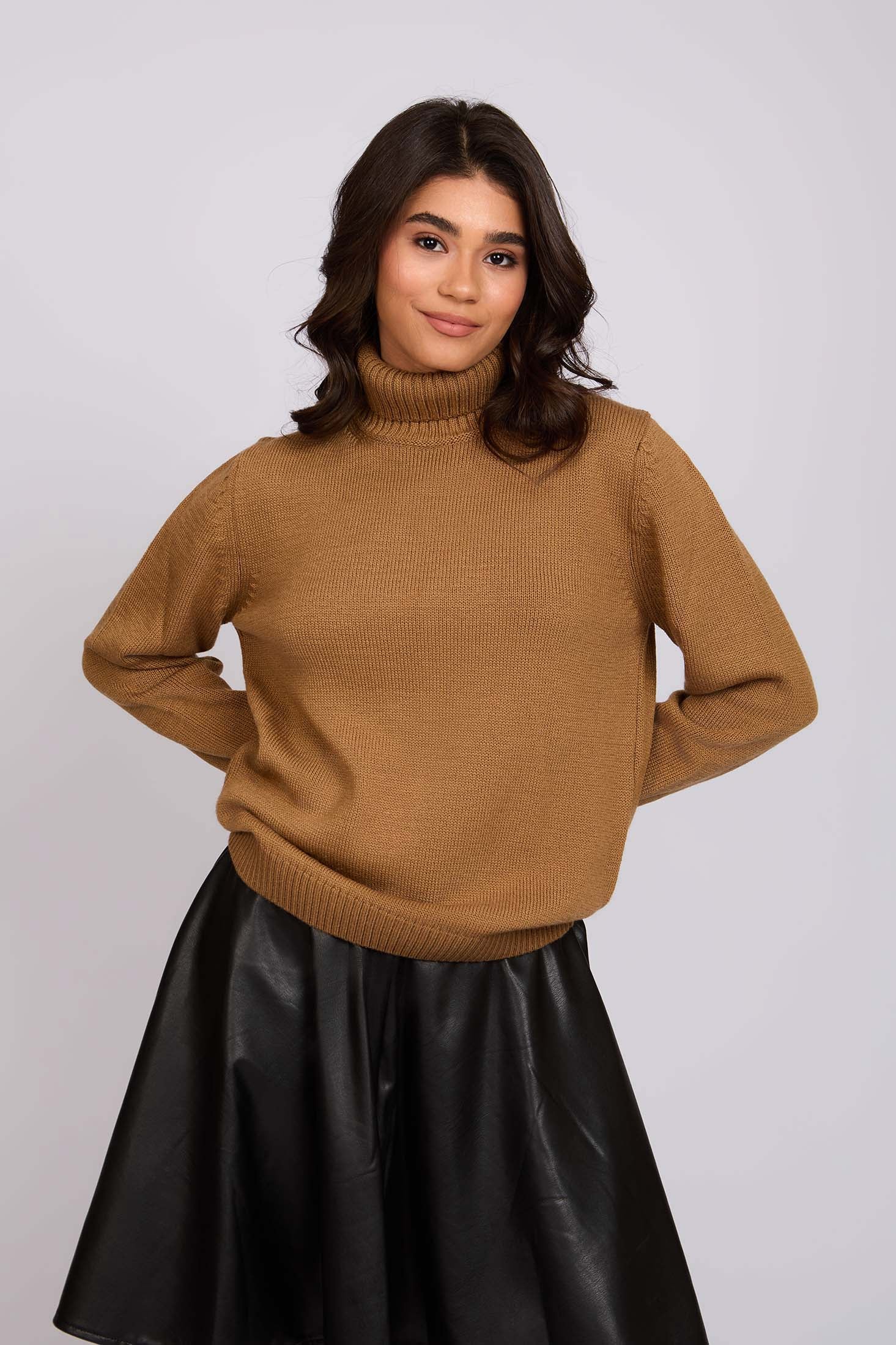 Women Pullover Regular Fit Beige