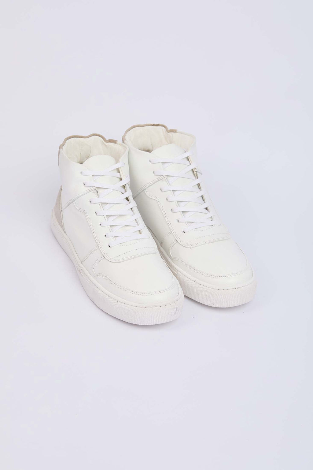 Men White Shoes Half Boot