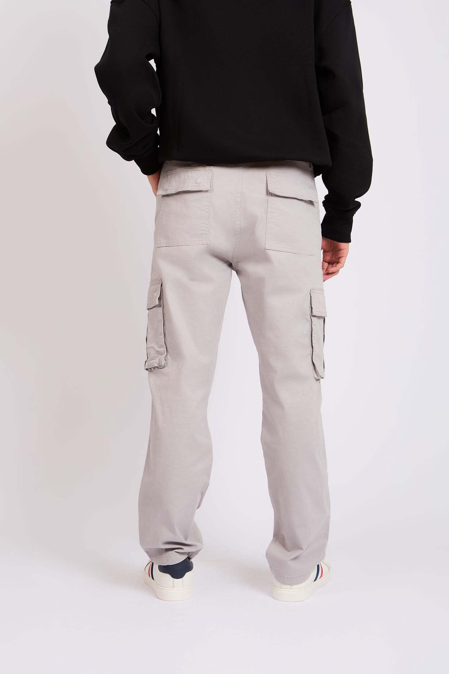 Men Pant Standard Cargo Black