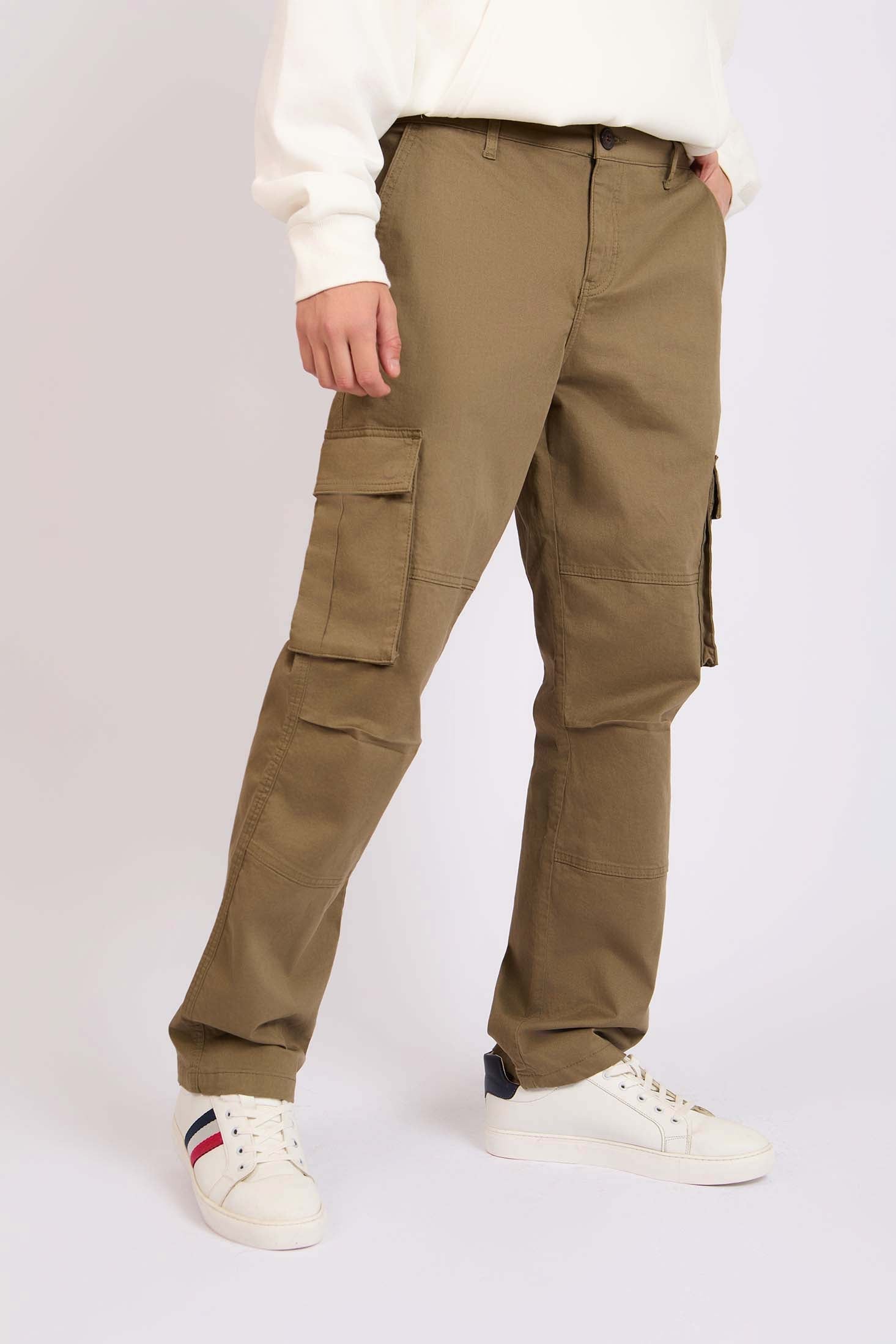 Men  Pant Standard Cargo Khaki