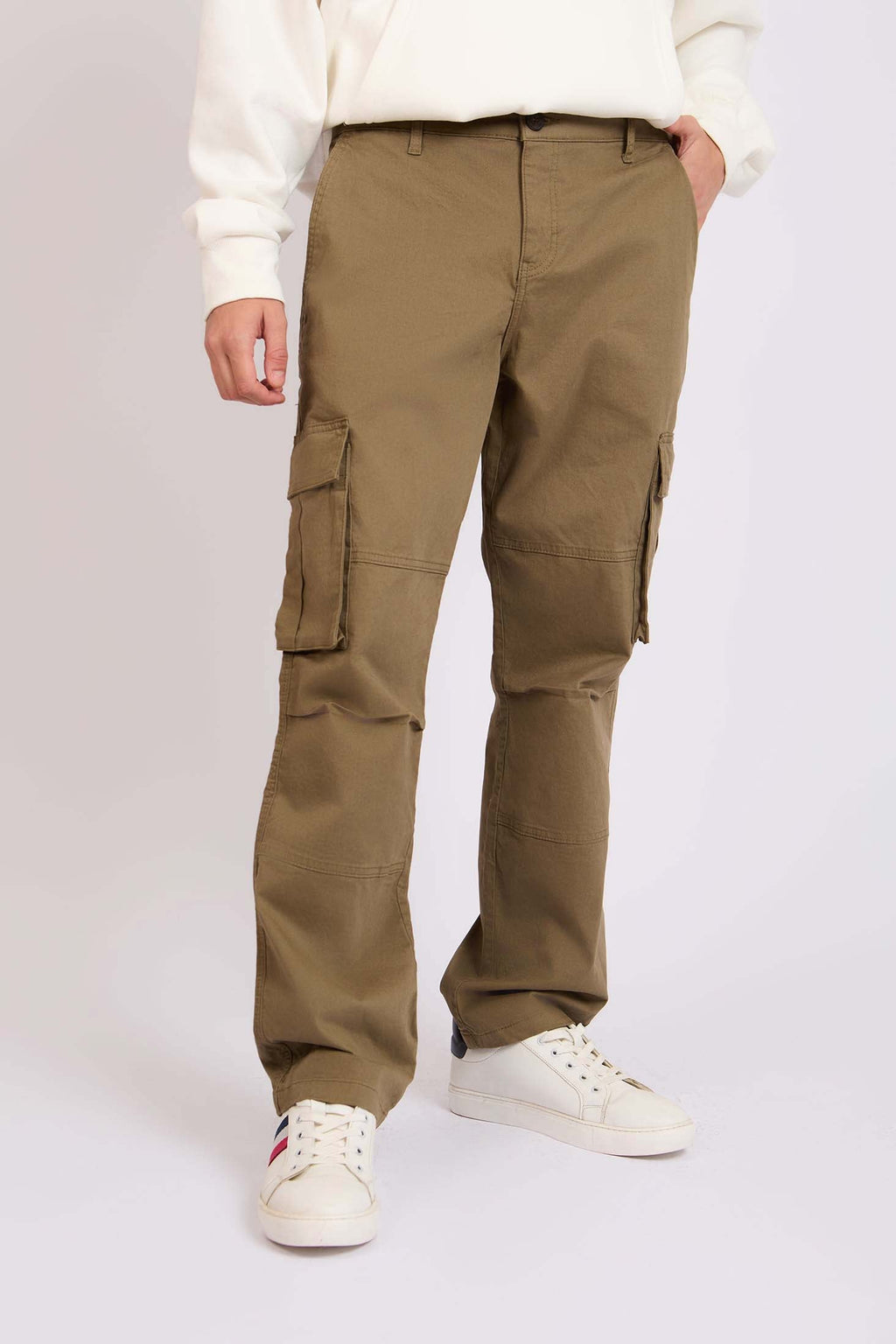 Men  Pant Standard Cargo Khaki