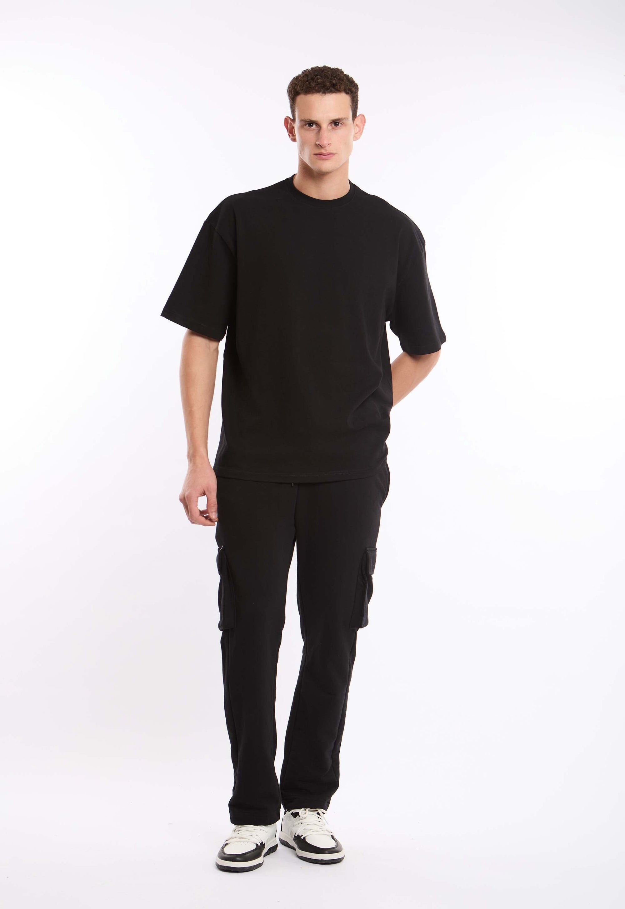 Elastic Waist with Drawstring Cargo Pants