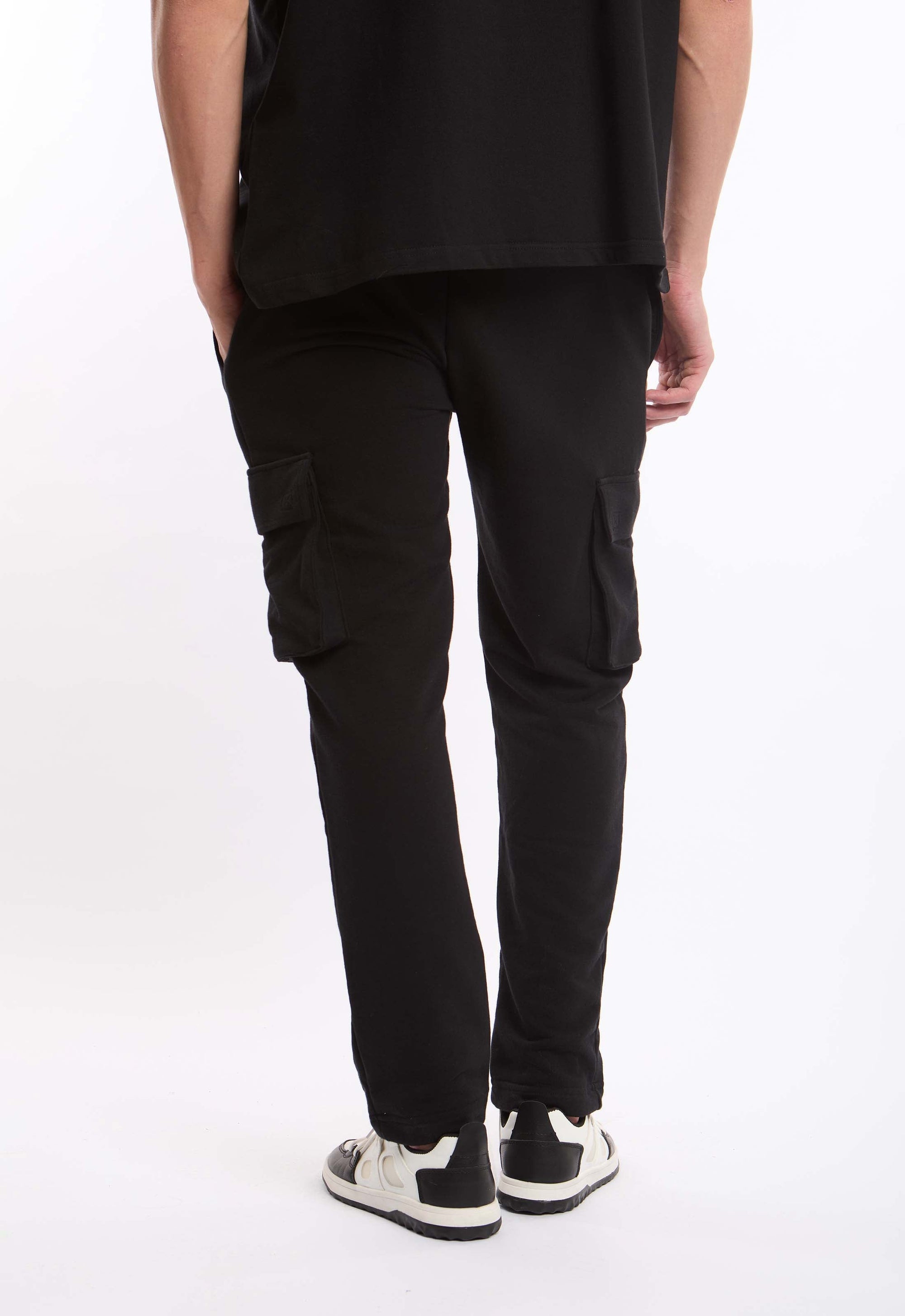 Elastic Waist with Drawstring Cargo Pants