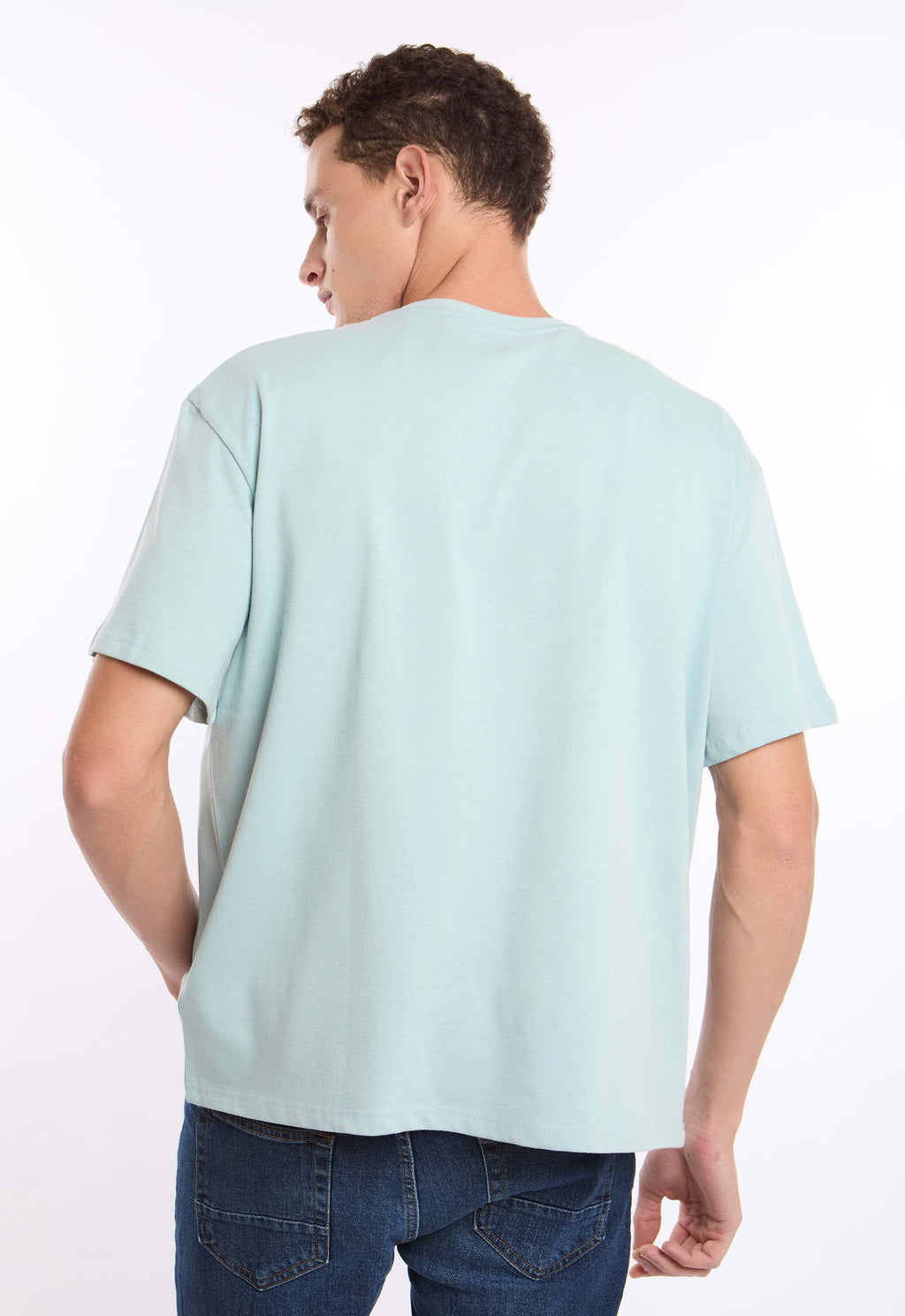 "Sunset Club" Print Summer Viscose Tee