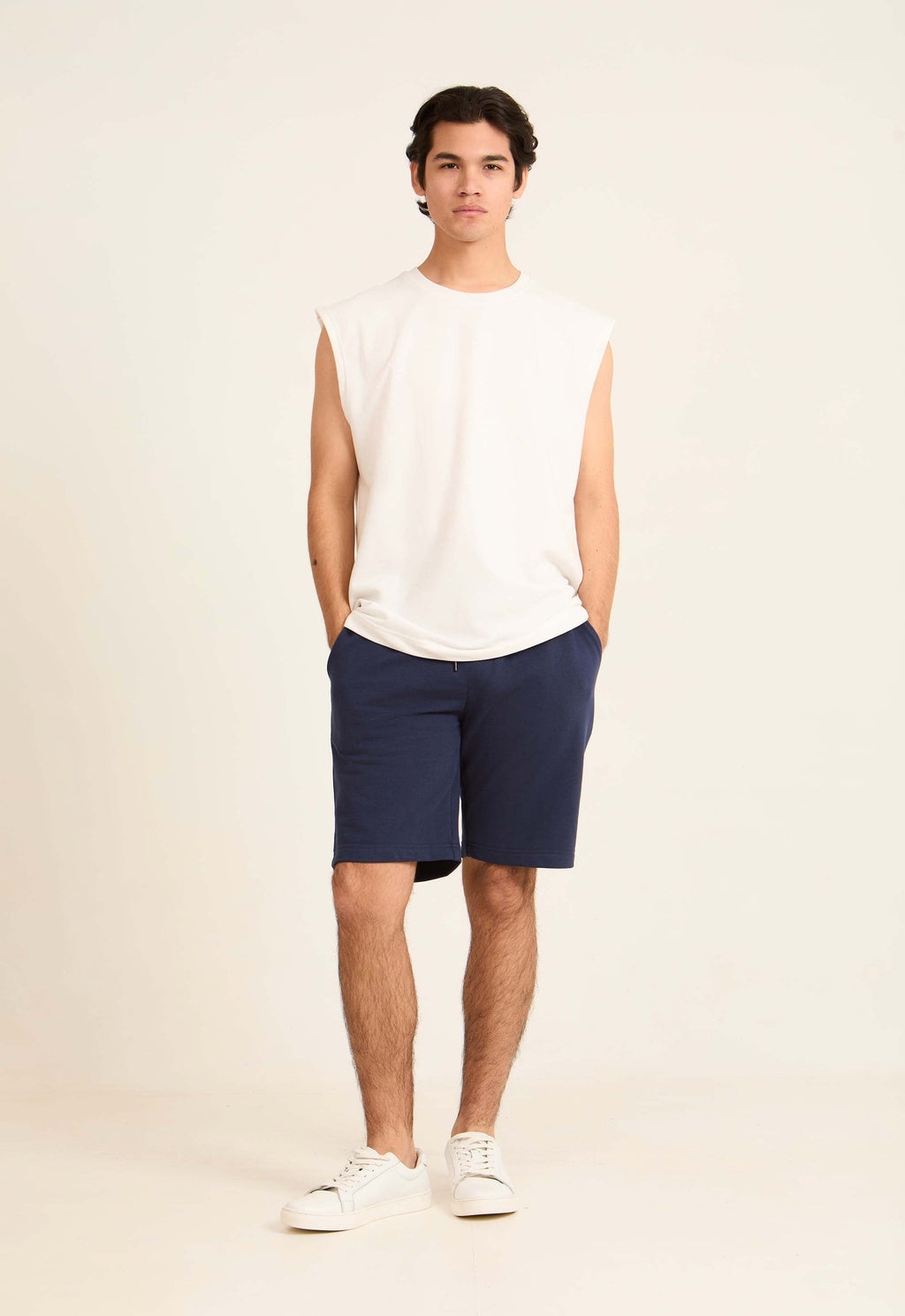 Sleeveless Slip On Solid Tank Top