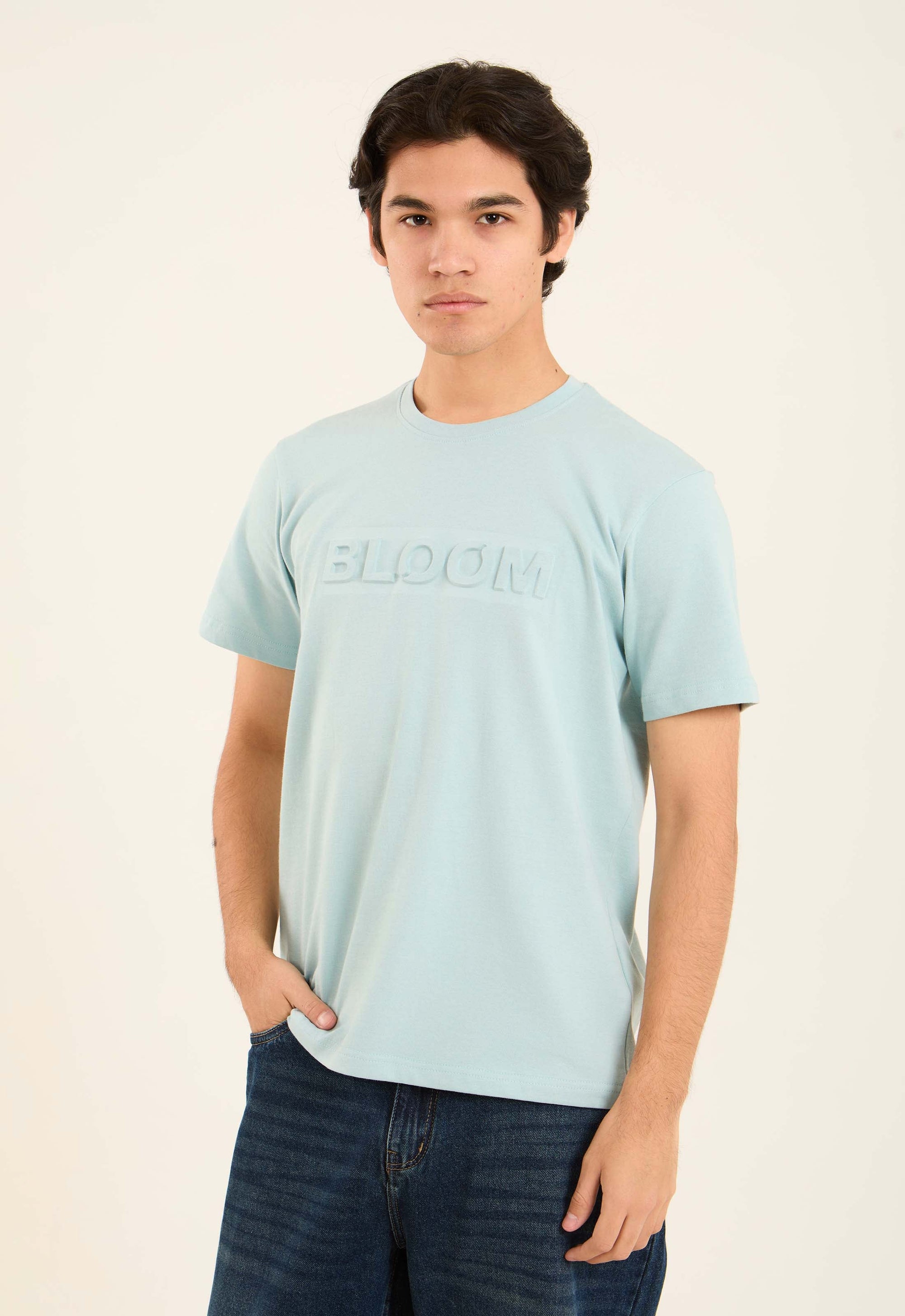 "Bloom" Prominent Pattern Short Sleeves Tee