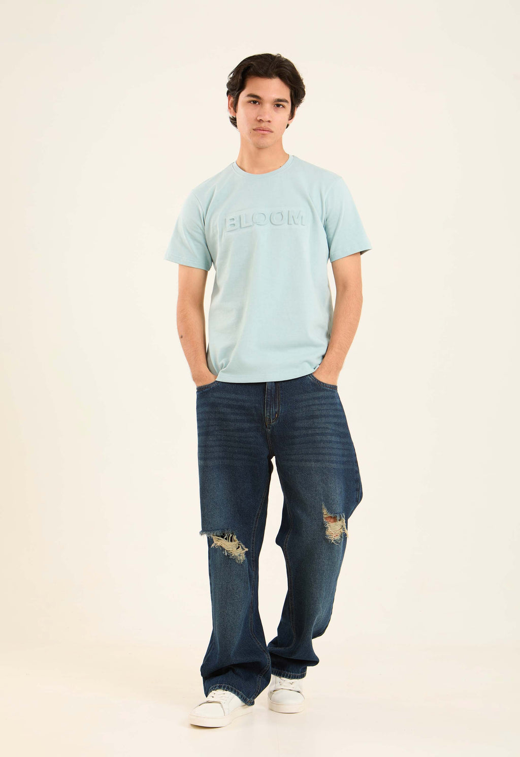 "Bloom" Prominent Pattern Short Sleeves Tee