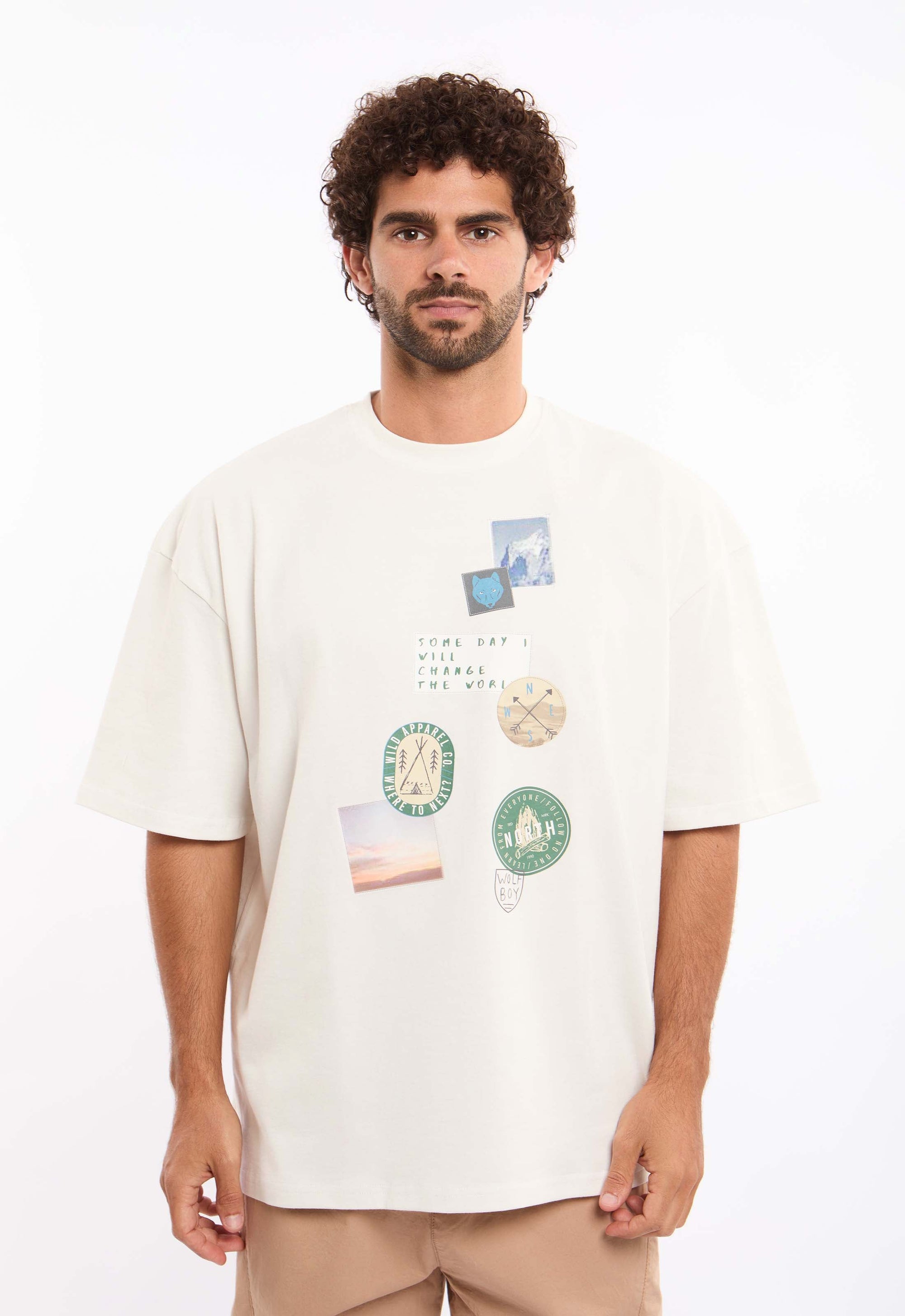 Front Graphic Print Relaxed Fit Tee